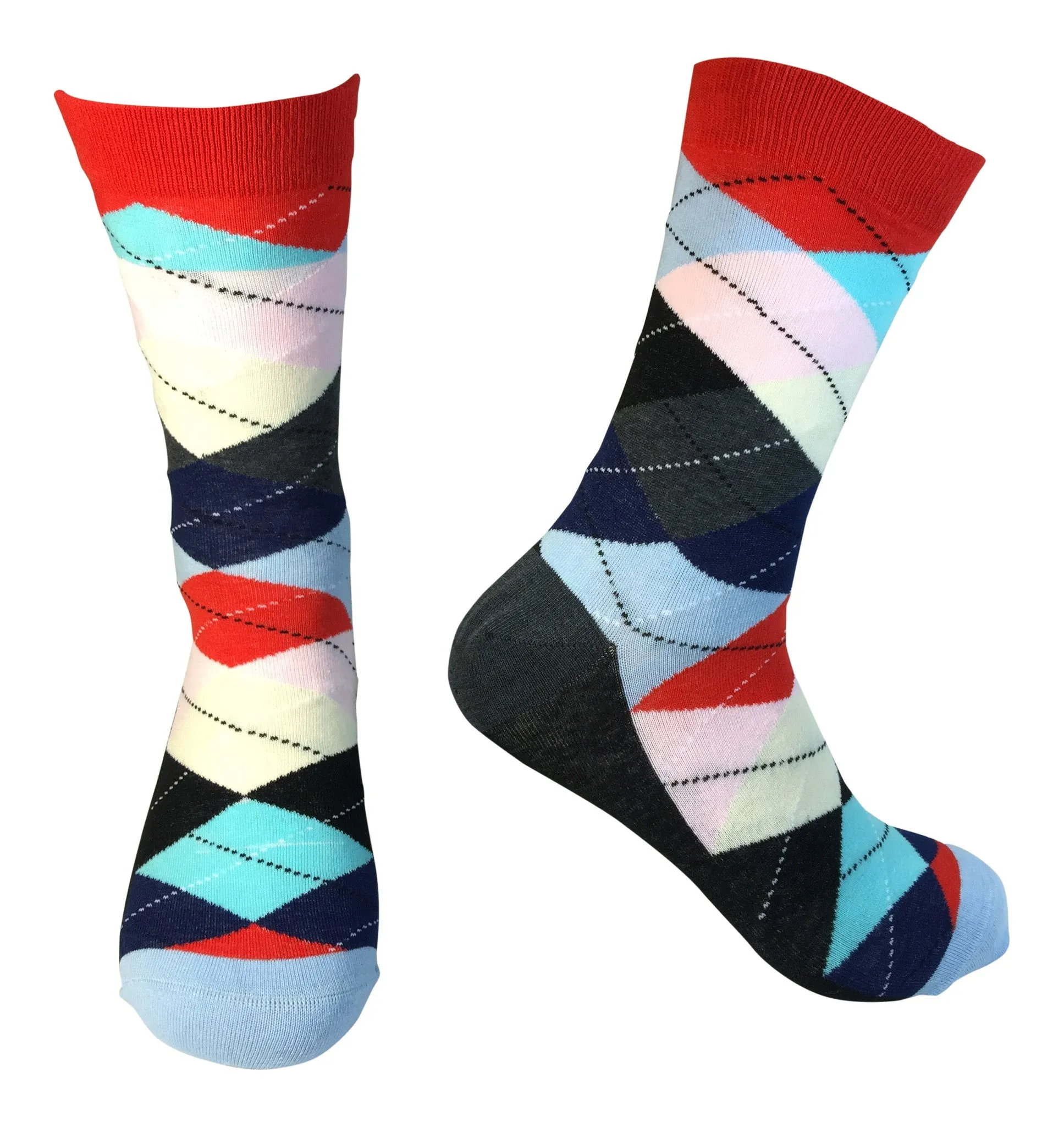 5 Pair Men Matching Fashion Dress Socks Gift Box-Groomsmen Weddings Party Socks
