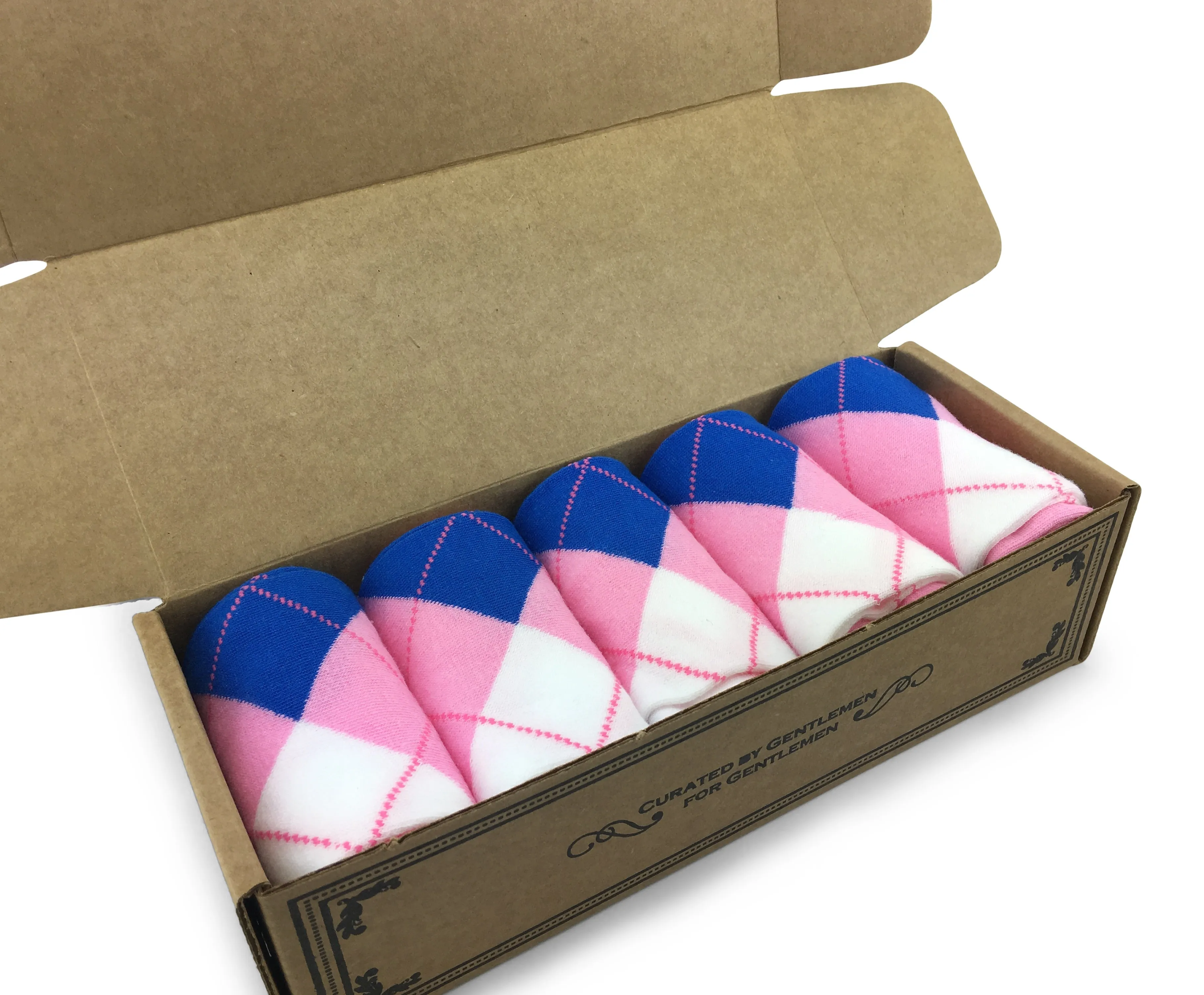 5 Pair Men Matching Fashion Dress Socks Gift Box-Groomsmen Weddings Party Socks