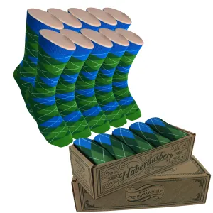 5 Pair Men Matching Fashion Dress Socks Gift Box-Groomsmen Weddings Party Socks