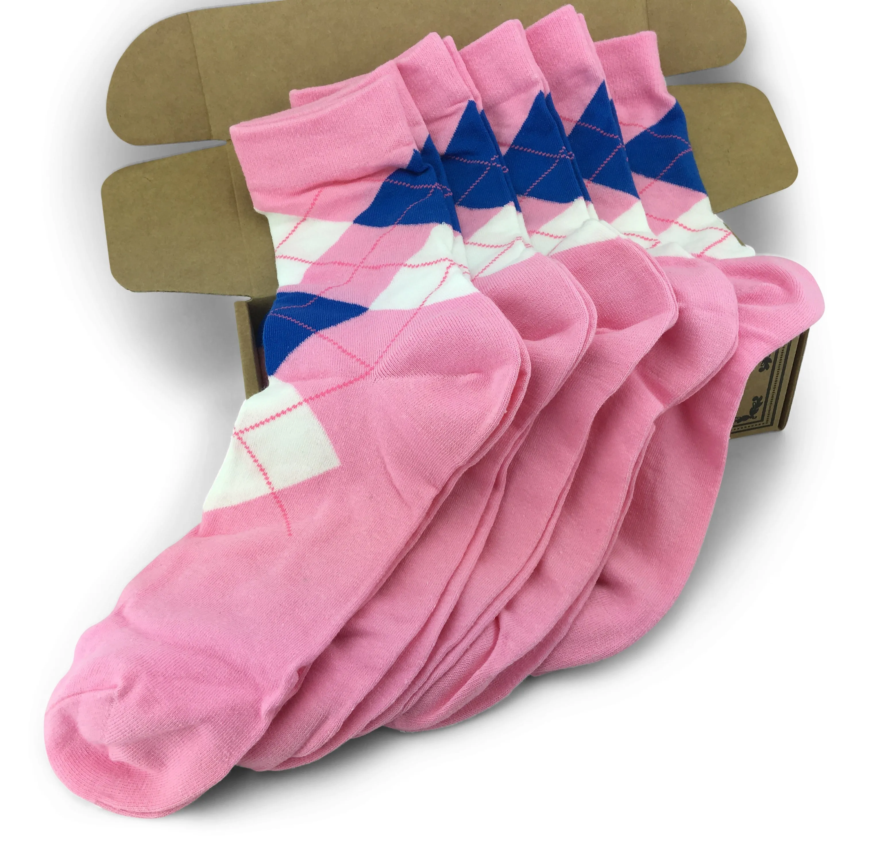 5 Pair Men Matching Fashion Dress Socks Gift Box-Groomsmen Weddings Party Socks