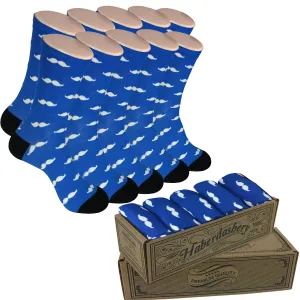 5 Pair Men Matching Fashion Dress Socks Gift Box-Groomsmen Weddings Party Socks