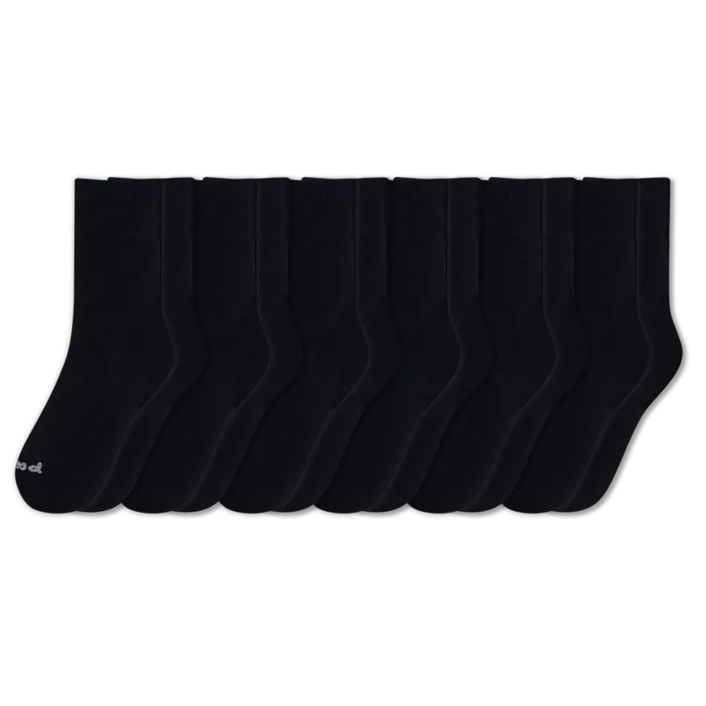 6 Pack - Men's Light-Weight Crew Pacas Socks