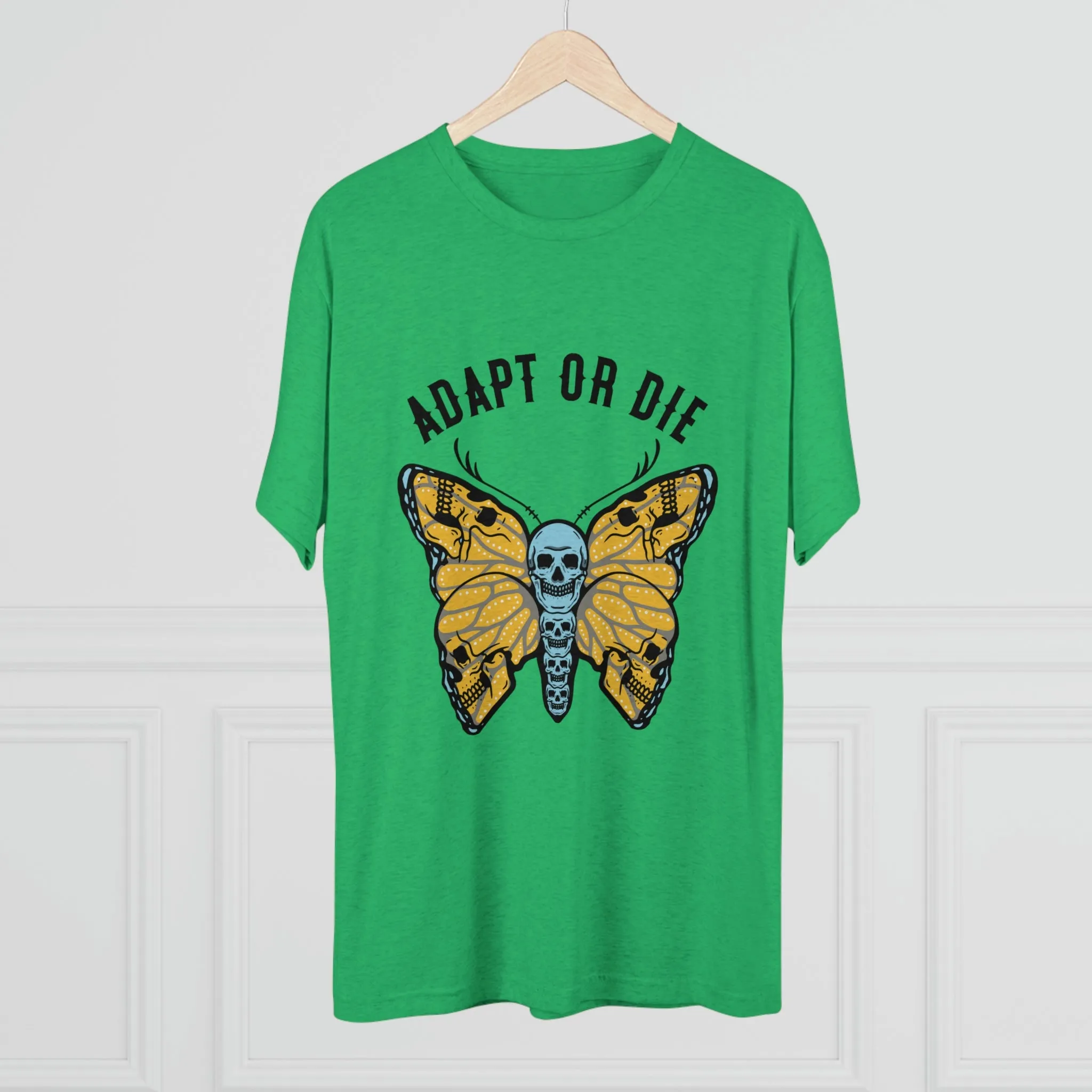 Adapt Or Die Tri-Blend Crew Tee