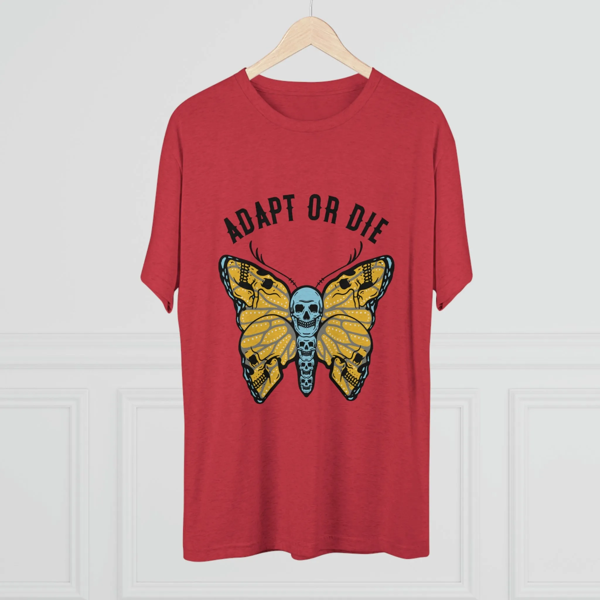 Adapt Or Die Tri-Blend Crew Tee