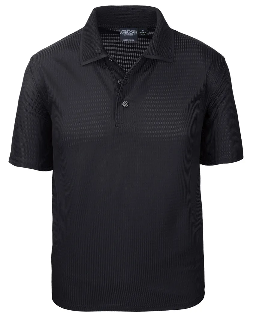 All American Clothing Co. - Drop Needle Stretch Polo