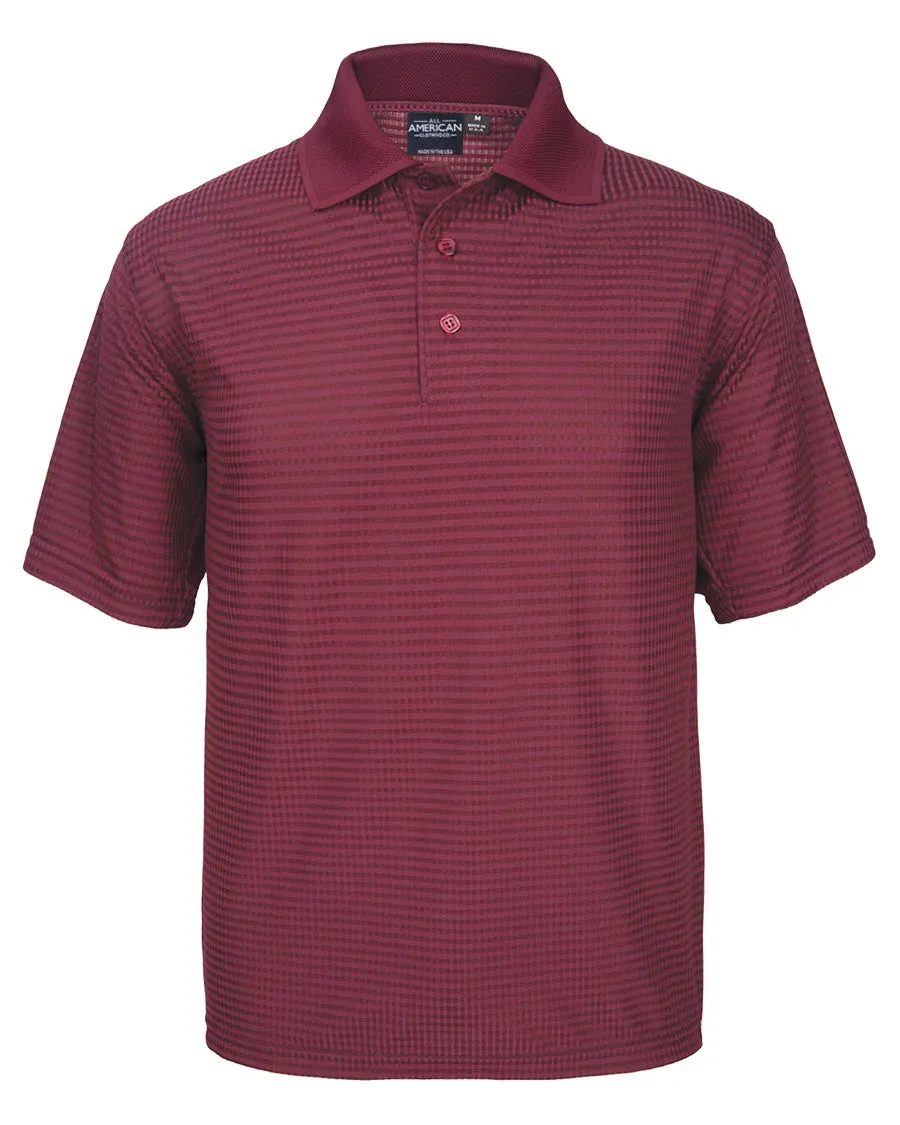 All American Clothing Co. - Drop Needle Stretch Polo