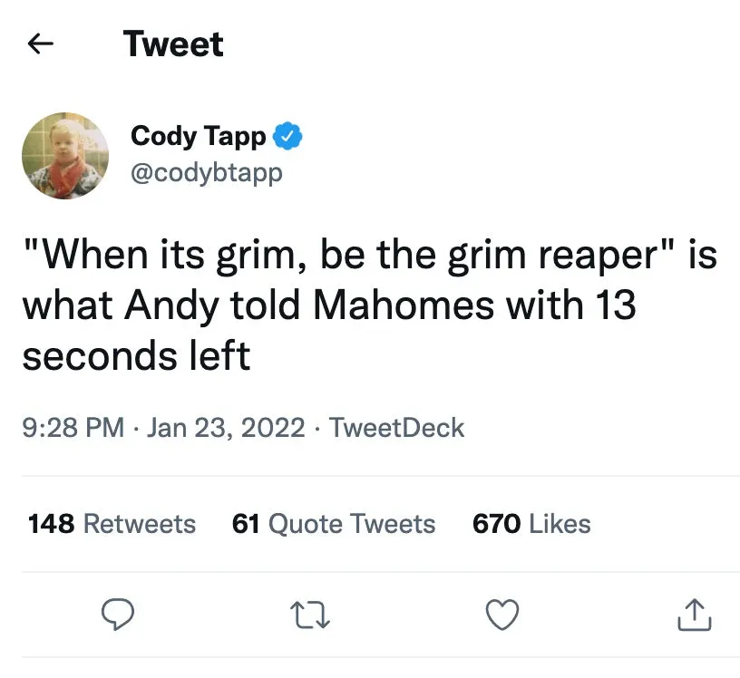 Andy Reid Grim Reaper Red