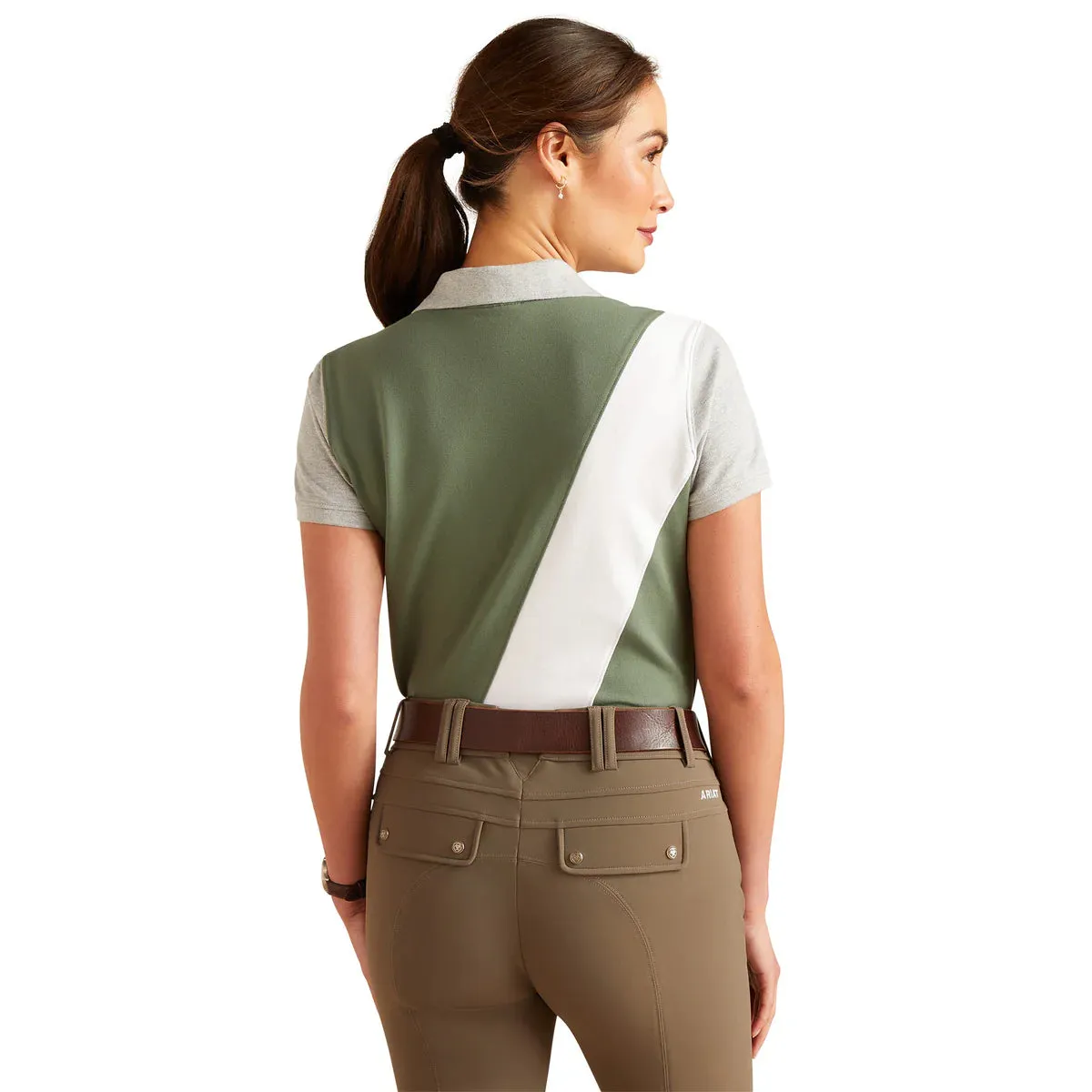 Ariat Ladies Taryn SS Polo Duck Green