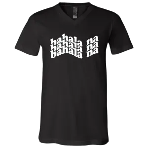 Bahala Na Floating Unisex Jersey V-Neck T-Shirt