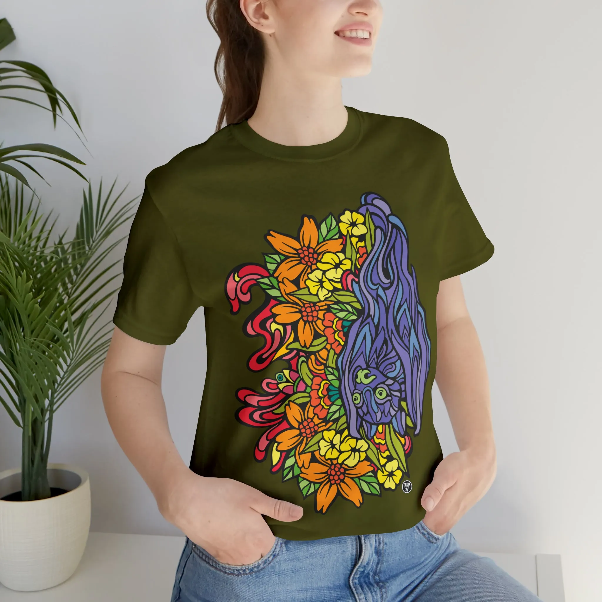 Batanical (OG) by Chaya Av Unisex Short Sleeve T-Shirt DTG (16 Colors Available)