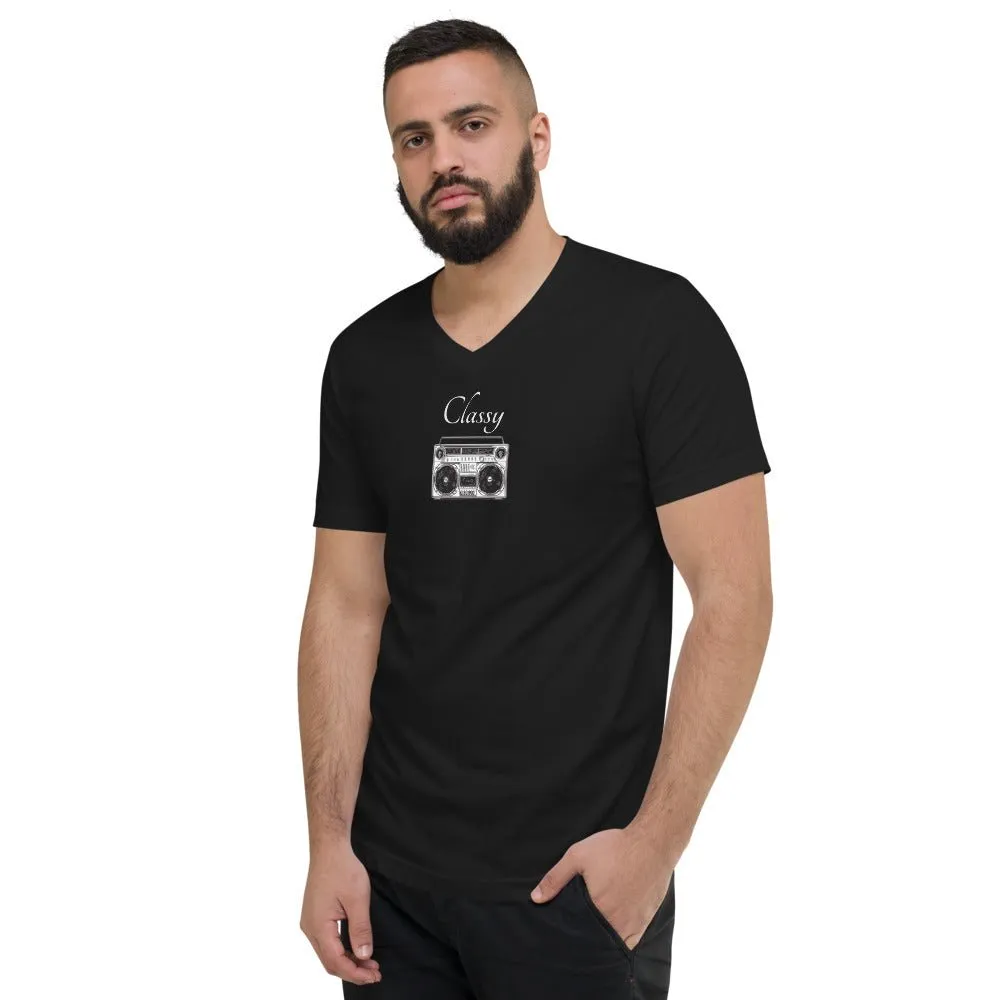 Be Extra! Classy Short Sleeve V-Neck T-Shirt