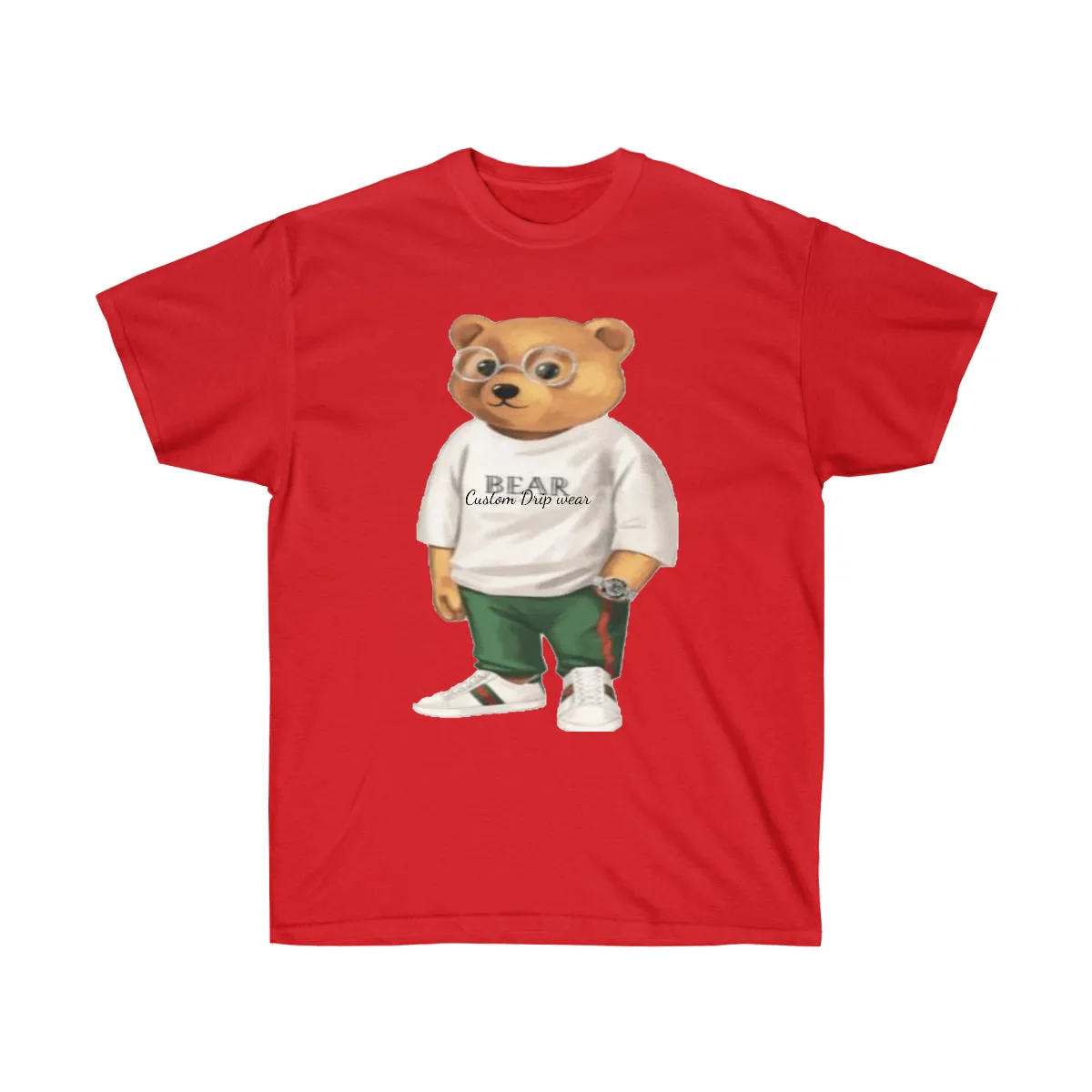 Bear Unisex Tee, Custom bear t-shirt, Graphic t-shirt, swag bear t-shirt
