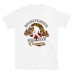 Bigfoot Undefeated Hide & Seek Champion Men's T-Shirt