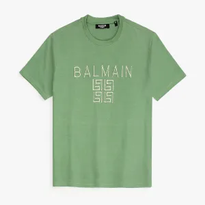 B.L.M.N Green Embroidered Premium T-Shirt