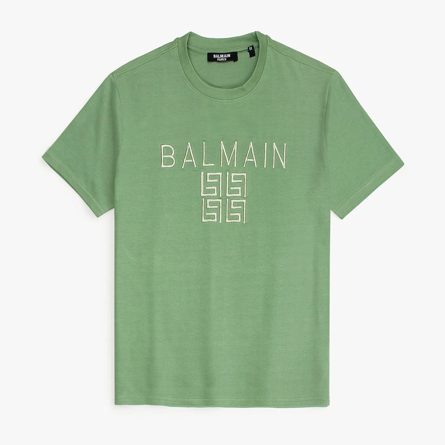 B.L.M.N Green Embroidered Premium T-Shirt