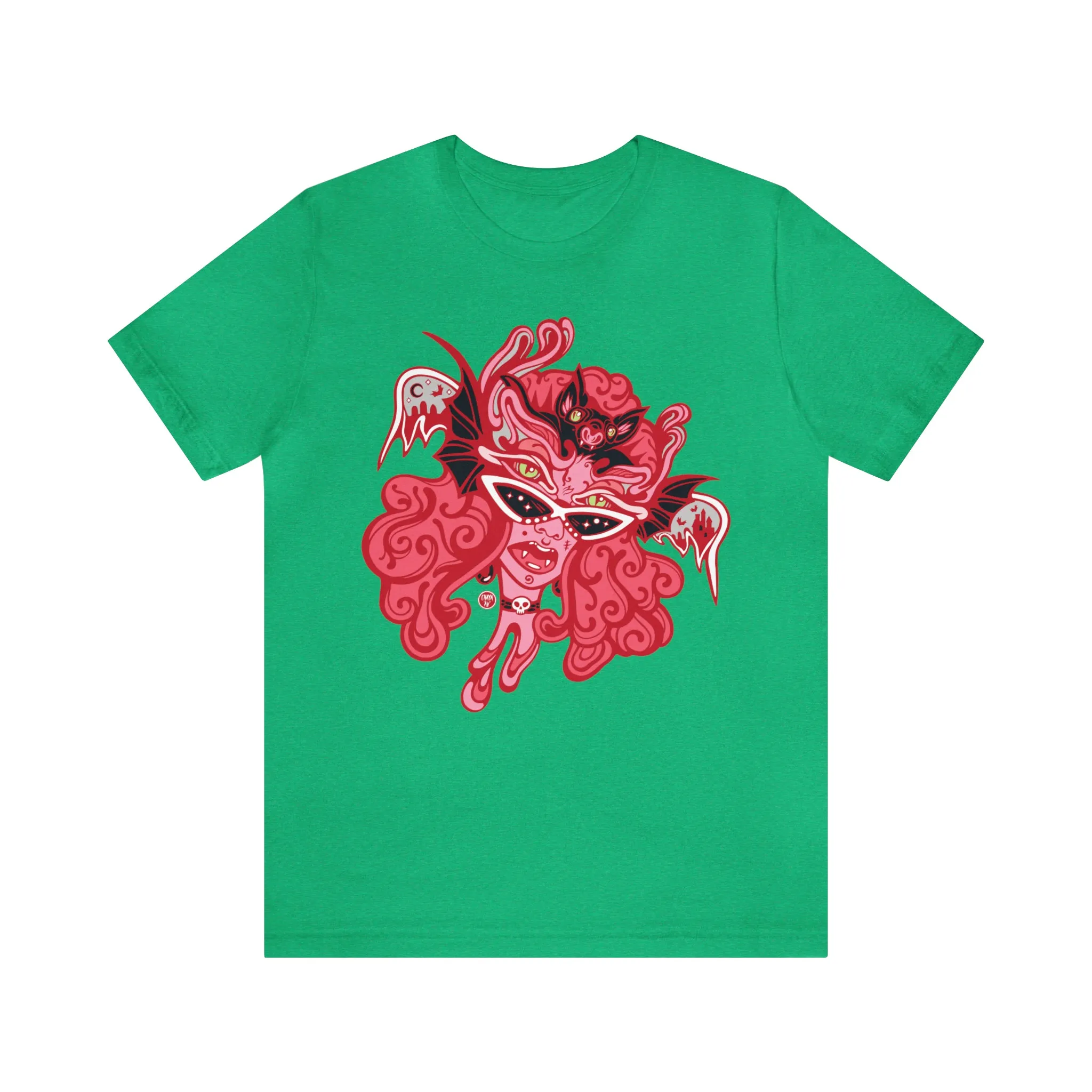 Blood Bae (RED) by Chaya Av Unisex Short Sleeve T-Shirt DTG (16 Colors Available)