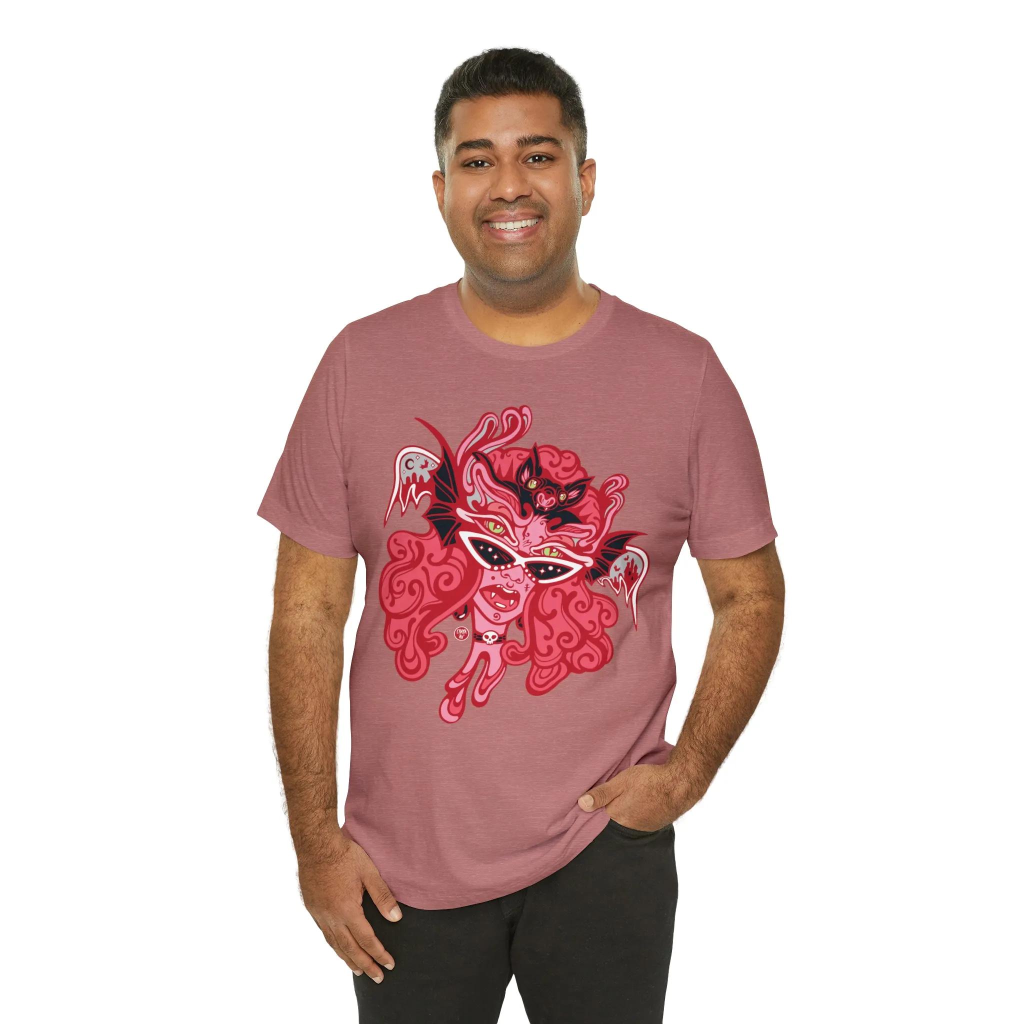 Blood Bae (RED) by Chaya Av Unisex Short Sleeve T-Shirt DTG (16 Colors Available)