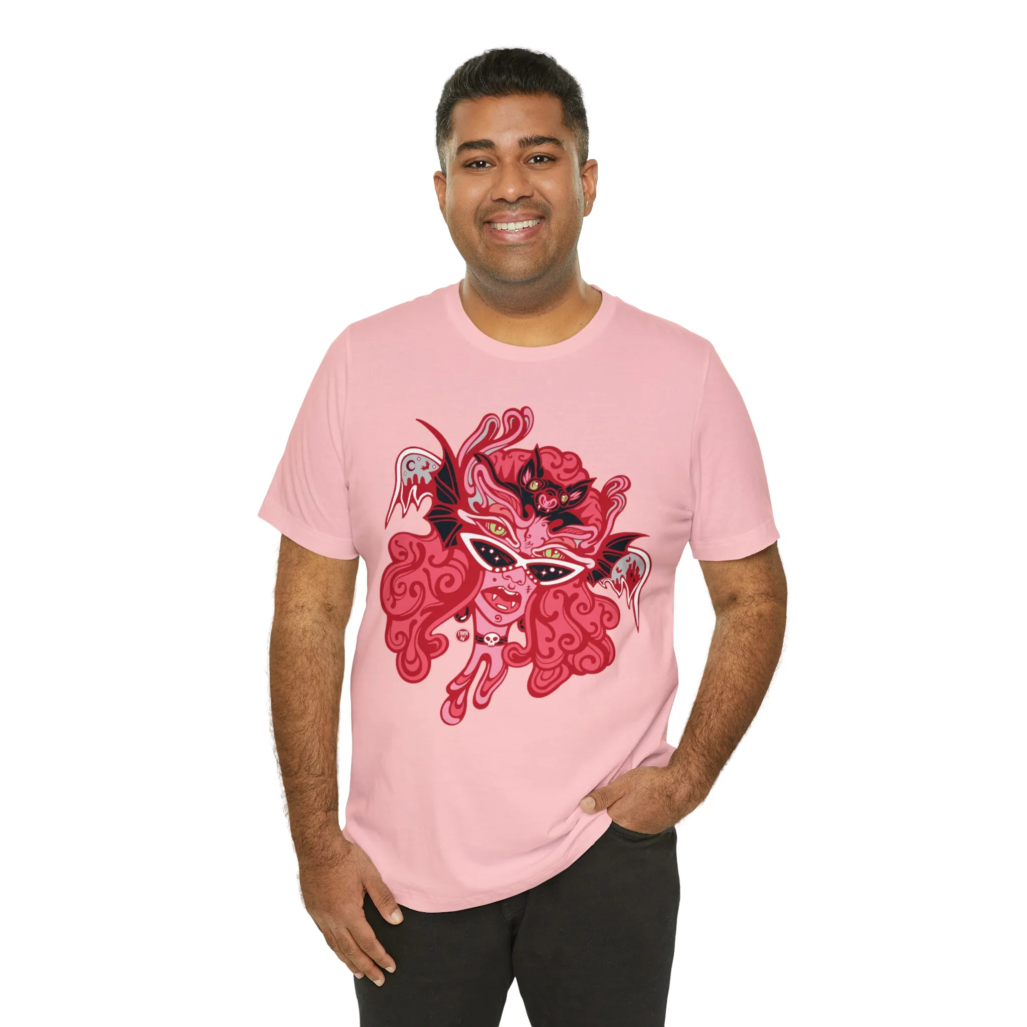 Blood Bae (RED) by Chaya Av Unisex Short Sleeve T-Shirt DTG (16 Colors Available)