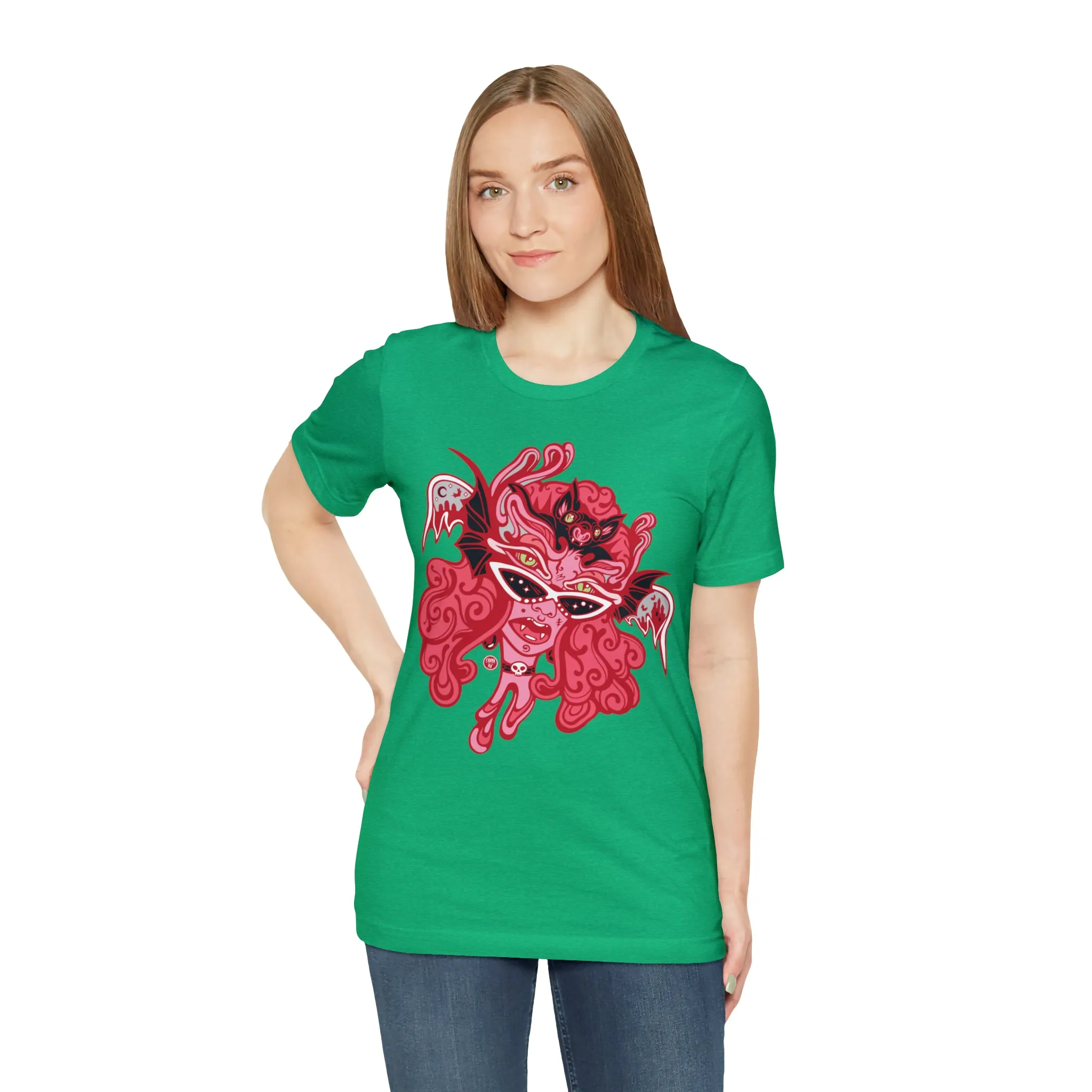 Blood Bae (RED) by Chaya Av Unisex Short Sleeve T-Shirt DTG (16 Colors Available)