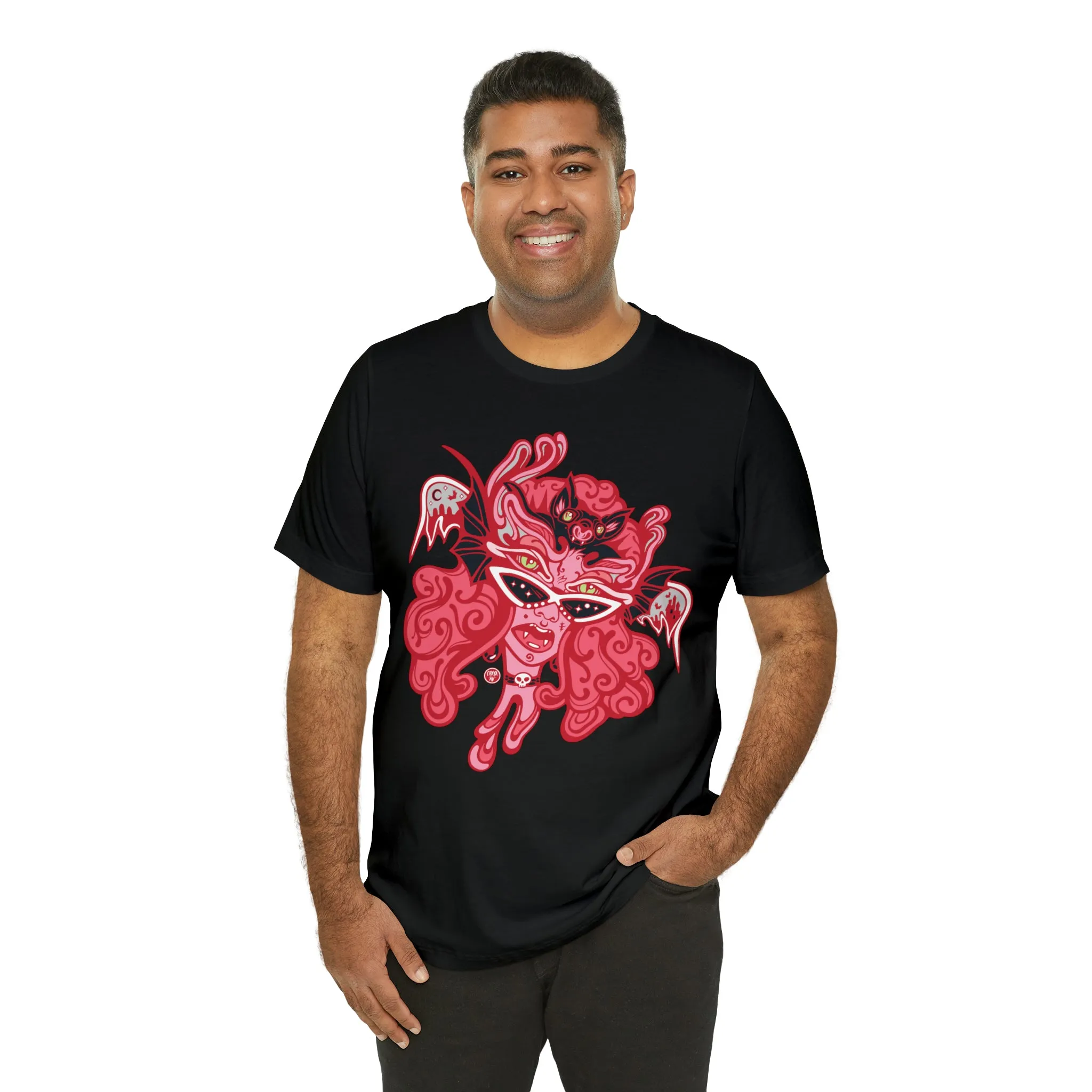 Blood Bae (RED) by Chaya Av Unisex Short Sleeve T-Shirt DTG (16 Colors Available)