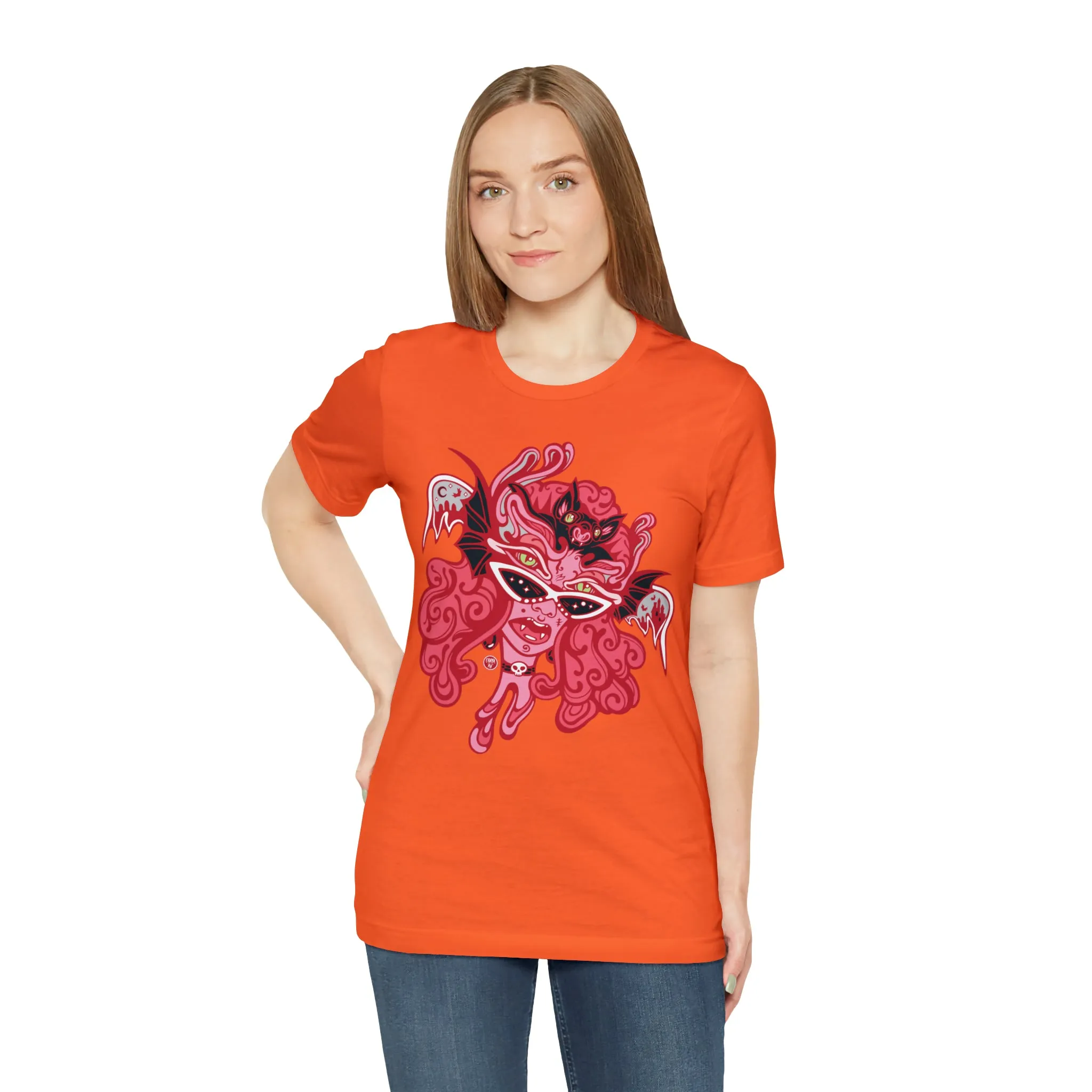 Blood Bae (RED) by Chaya Av Unisex Short Sleeve T-Shirt DTG (16 Colors Available)