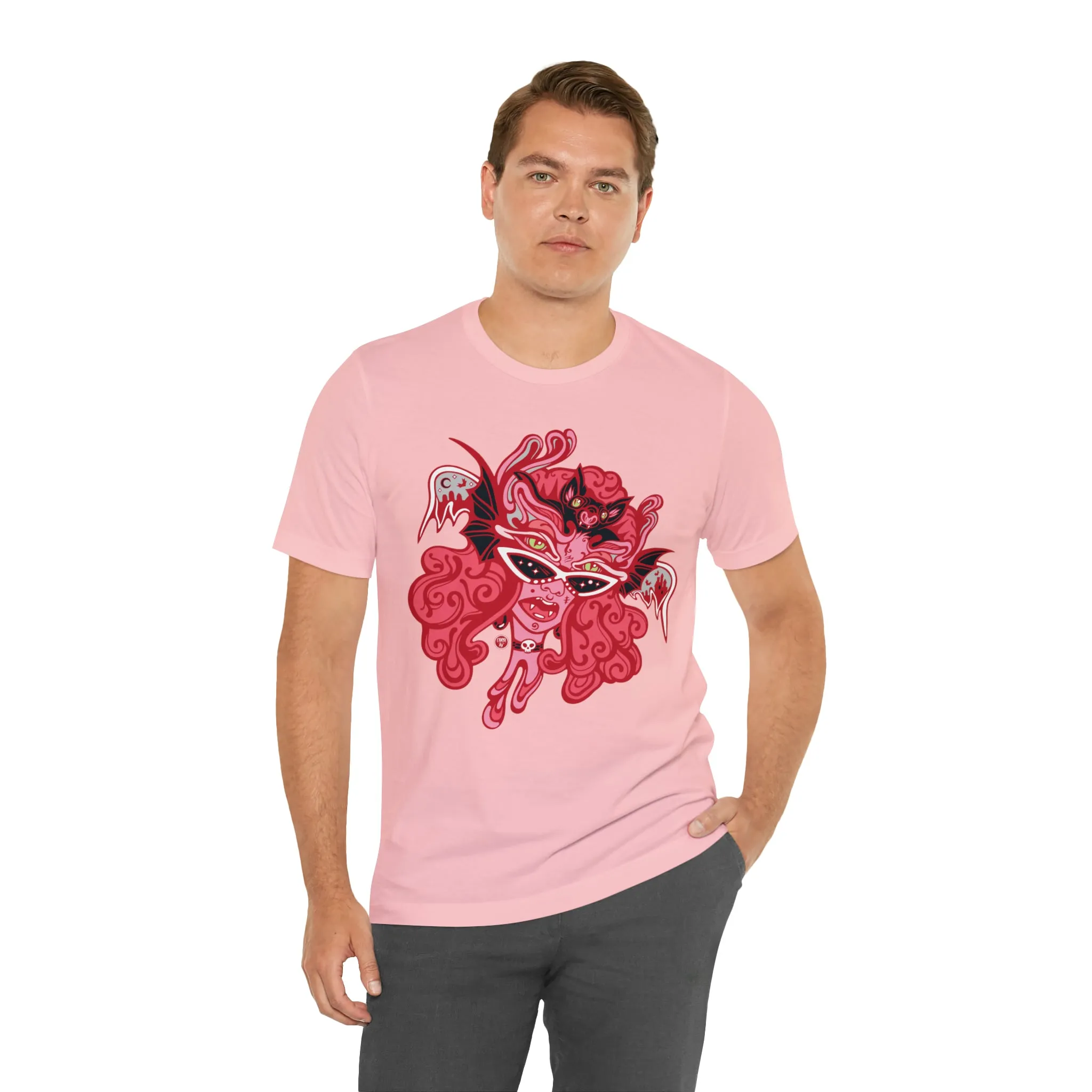 Blood Bae (RED) by Chaya Av Unisex Short Sleeve T-Shirt DTG (16 Colors Available)