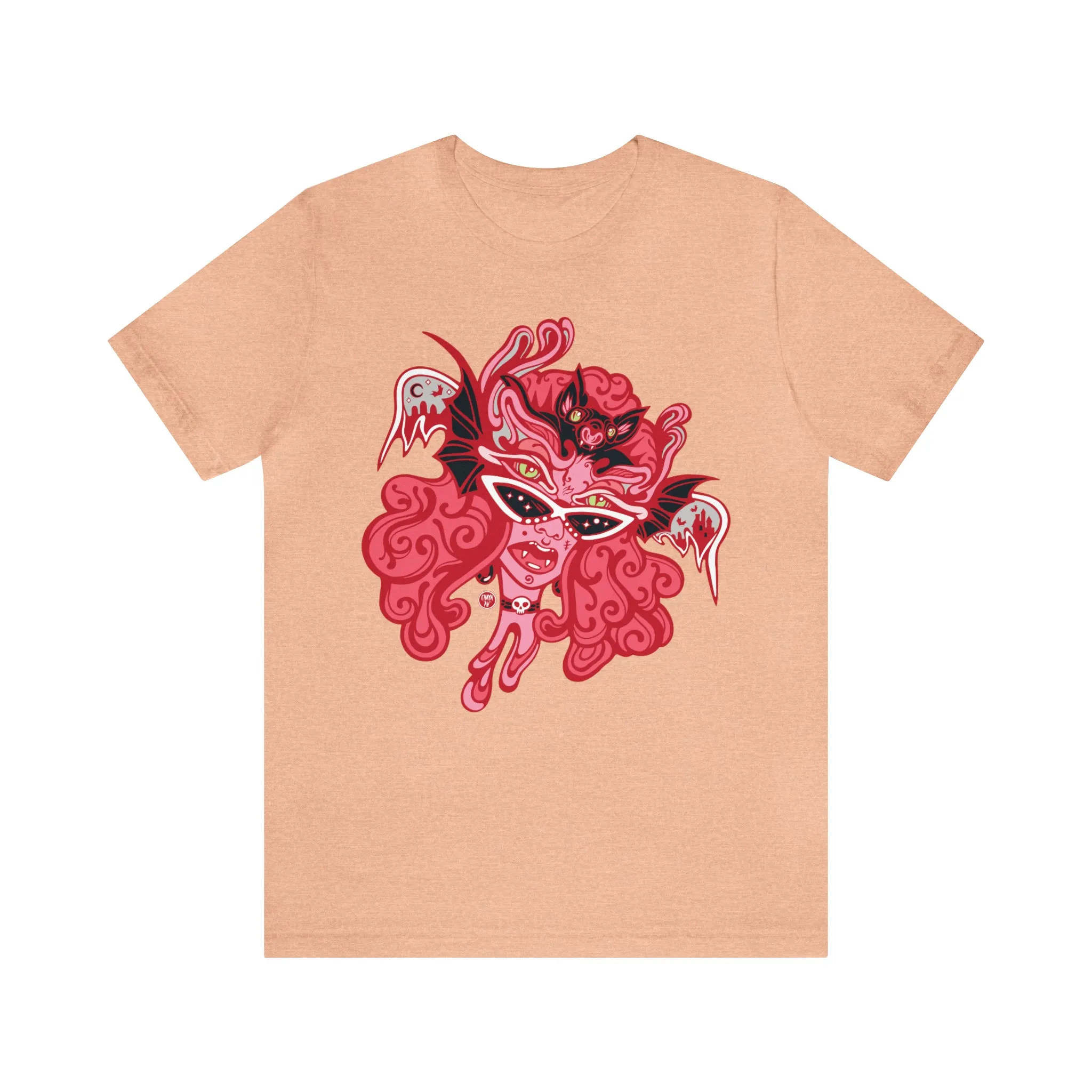 Blood Bae (RED) by Chaya Av Unisex Short Sleeve T-Shirt DTG (16 Colors Available)