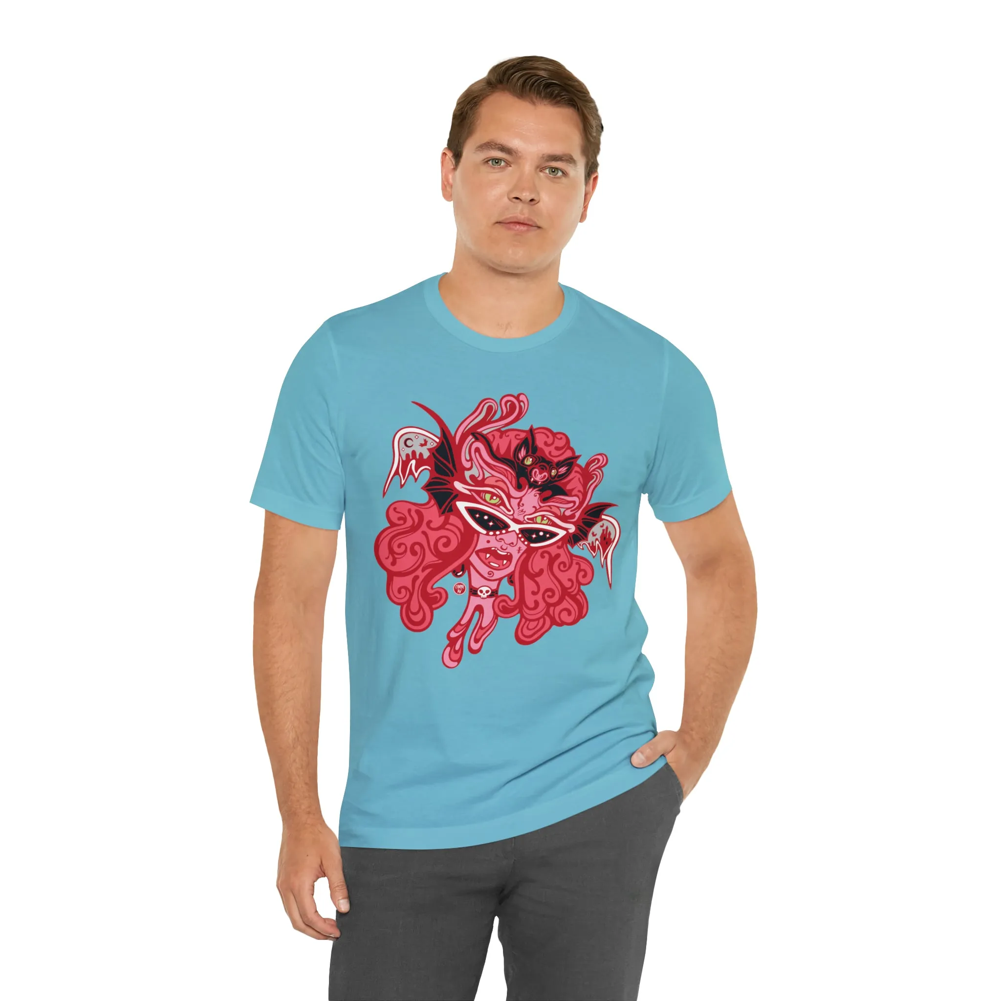 Blood Bae (RED) by Chaya Av Unisex Short Sleeve T-Shirt DTG (16 Colors Available)