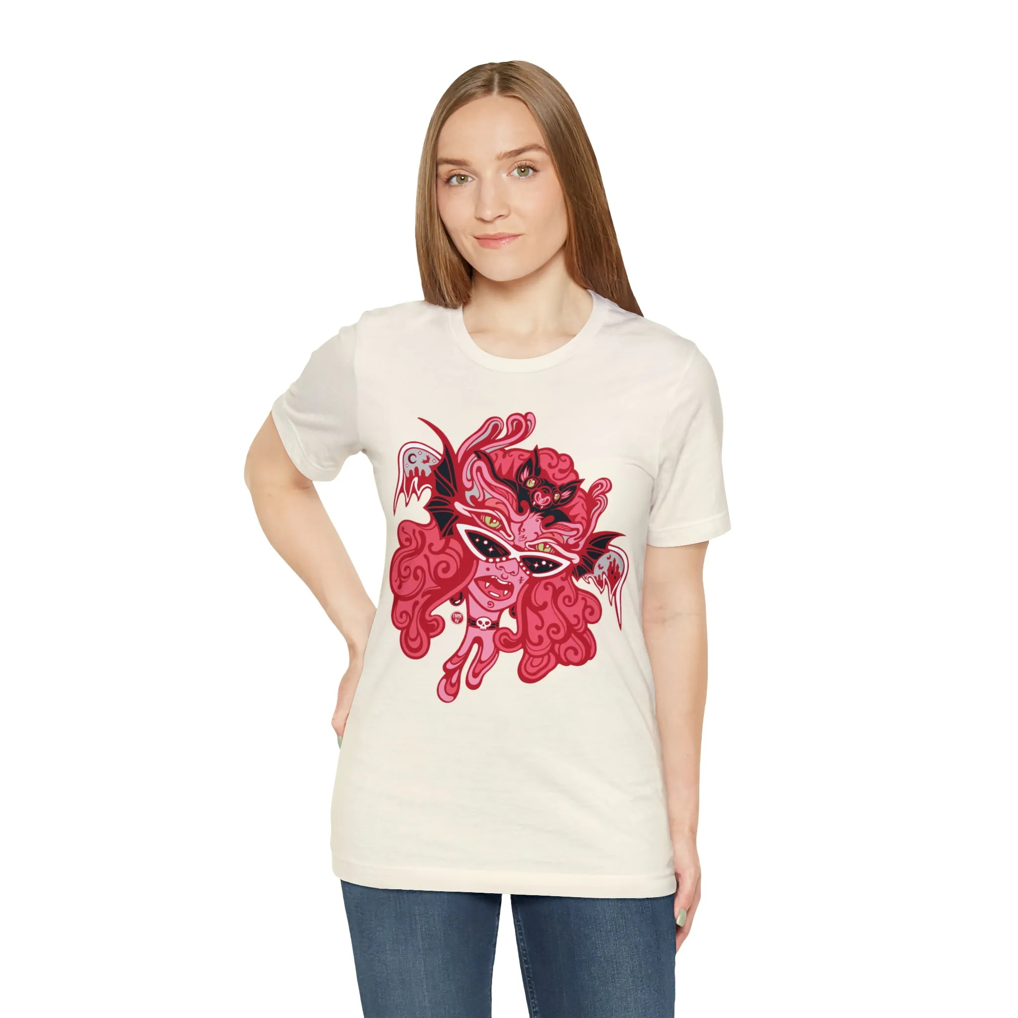 Blood Bae (RED) by Chaya Av Unisex Short Sleeve T-Shirt DTG (16 Colors Available)