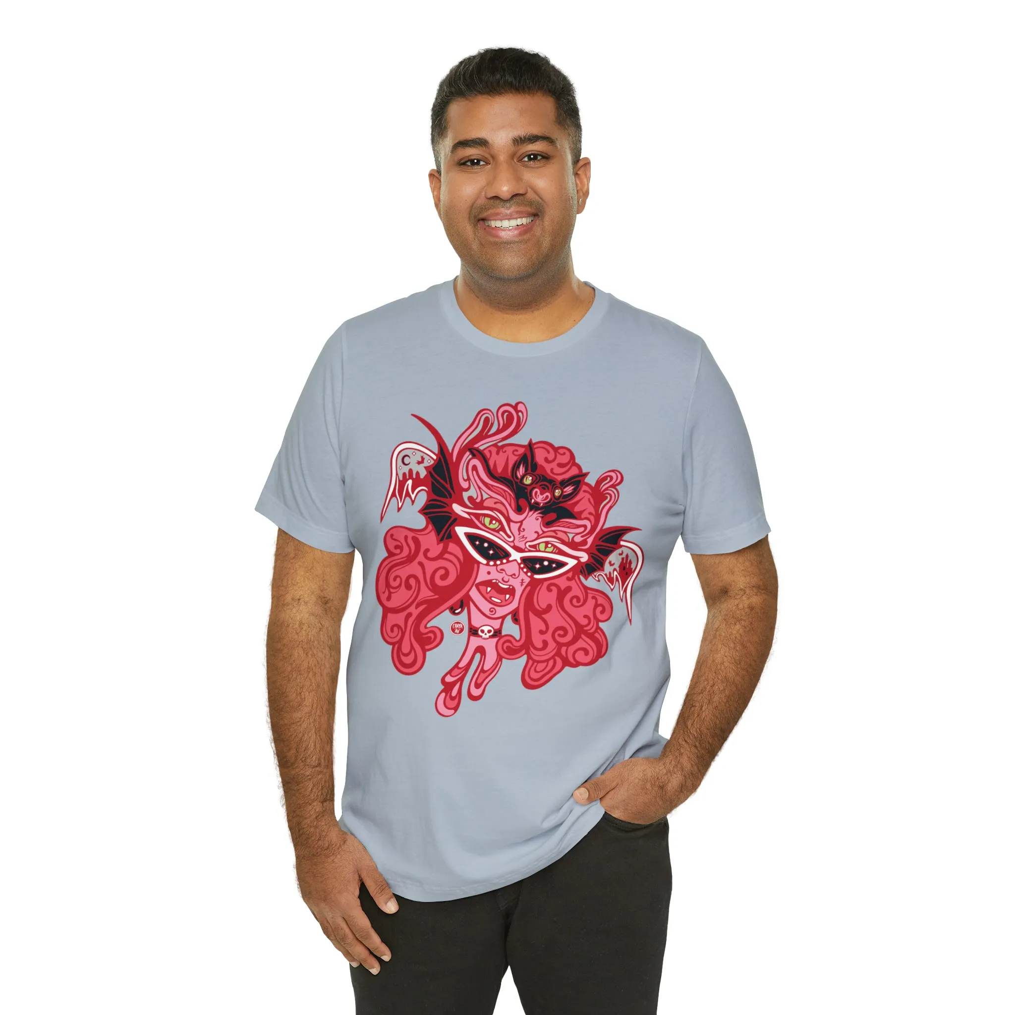 Blood Bae (RED) by Chaya Av Unisex Short Sleeve T-Shirt DTG (16 Colors Available)