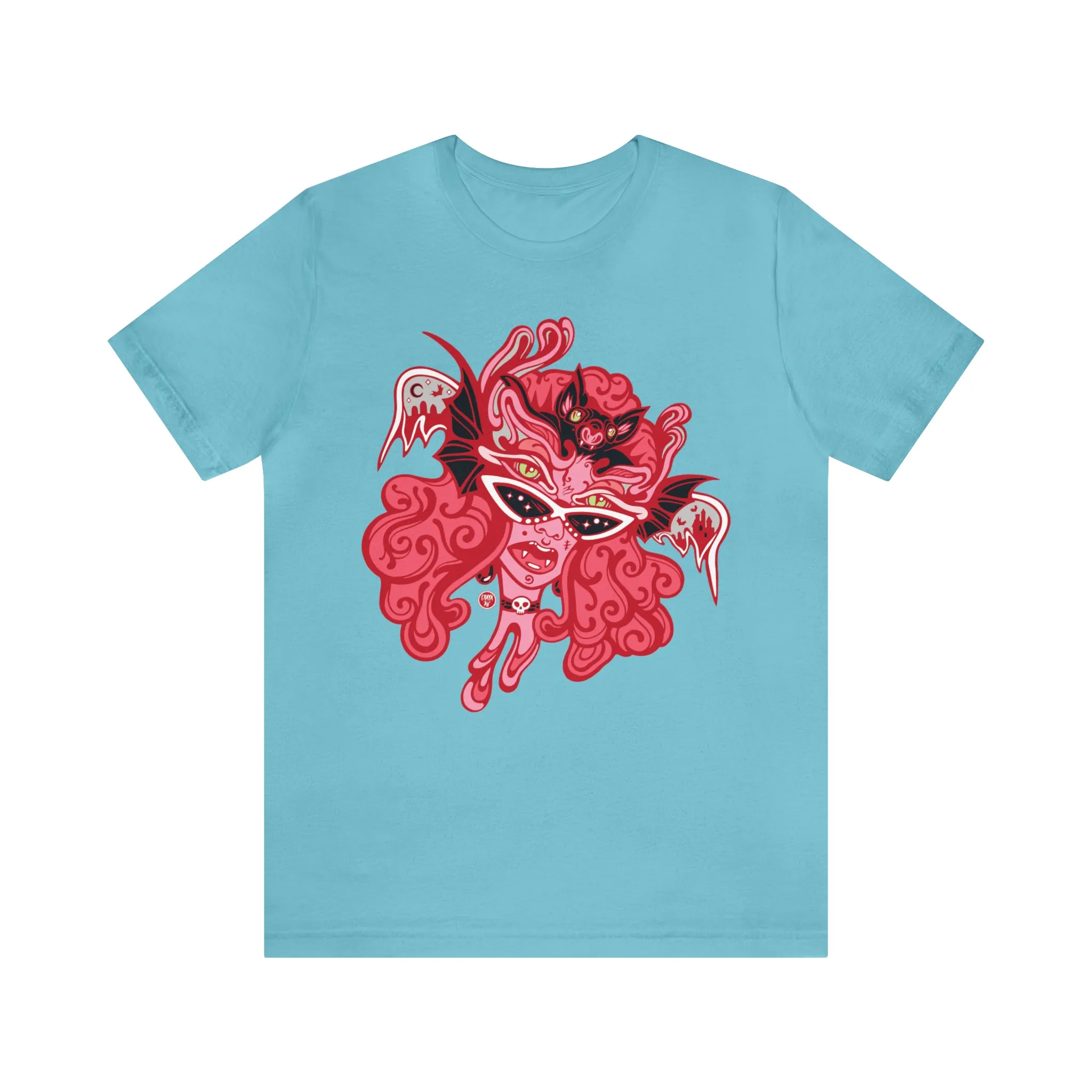 Blood Bae (RED) by Chaya Av Unisex Short Sleeve T-Shirt DTG (16 Colors Available)