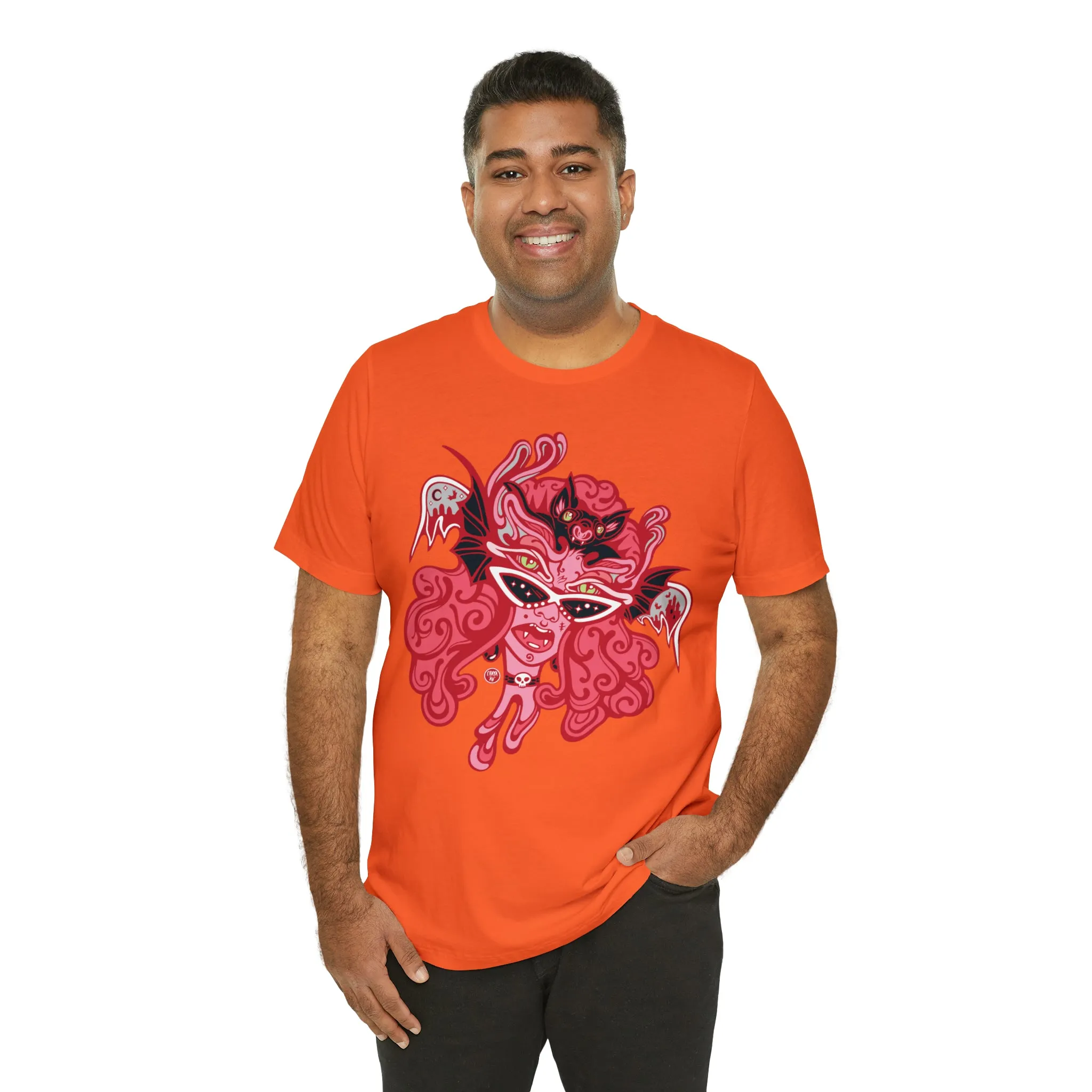 Blood Bae (RED) by Chaya Av Unisex Short Sleeve T-Shirt DTG (16 Colors Available)