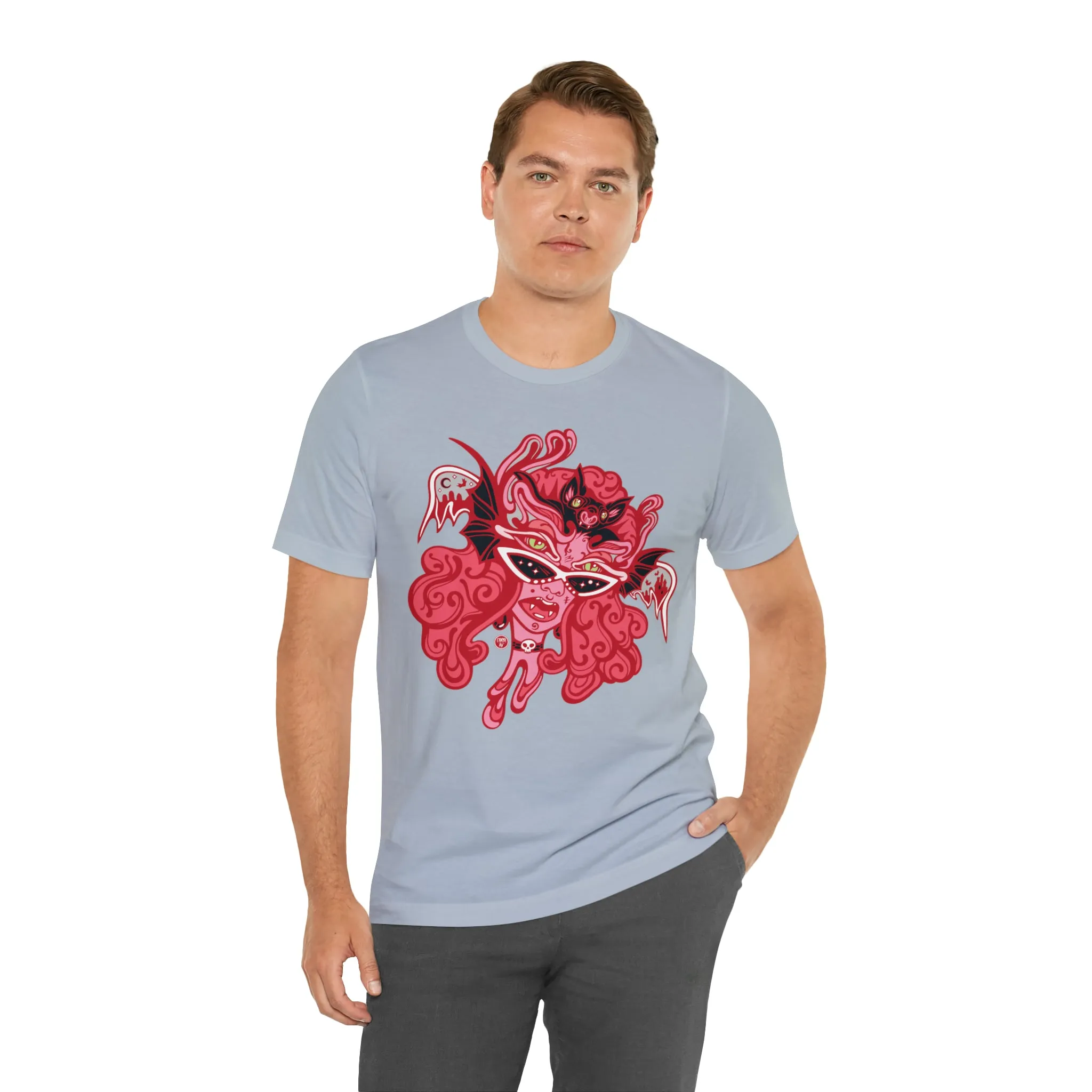 Blood Bae (RED) by Chaya Av Unisex Short Sleeve T-Shirt DTG (16 Colors Available)