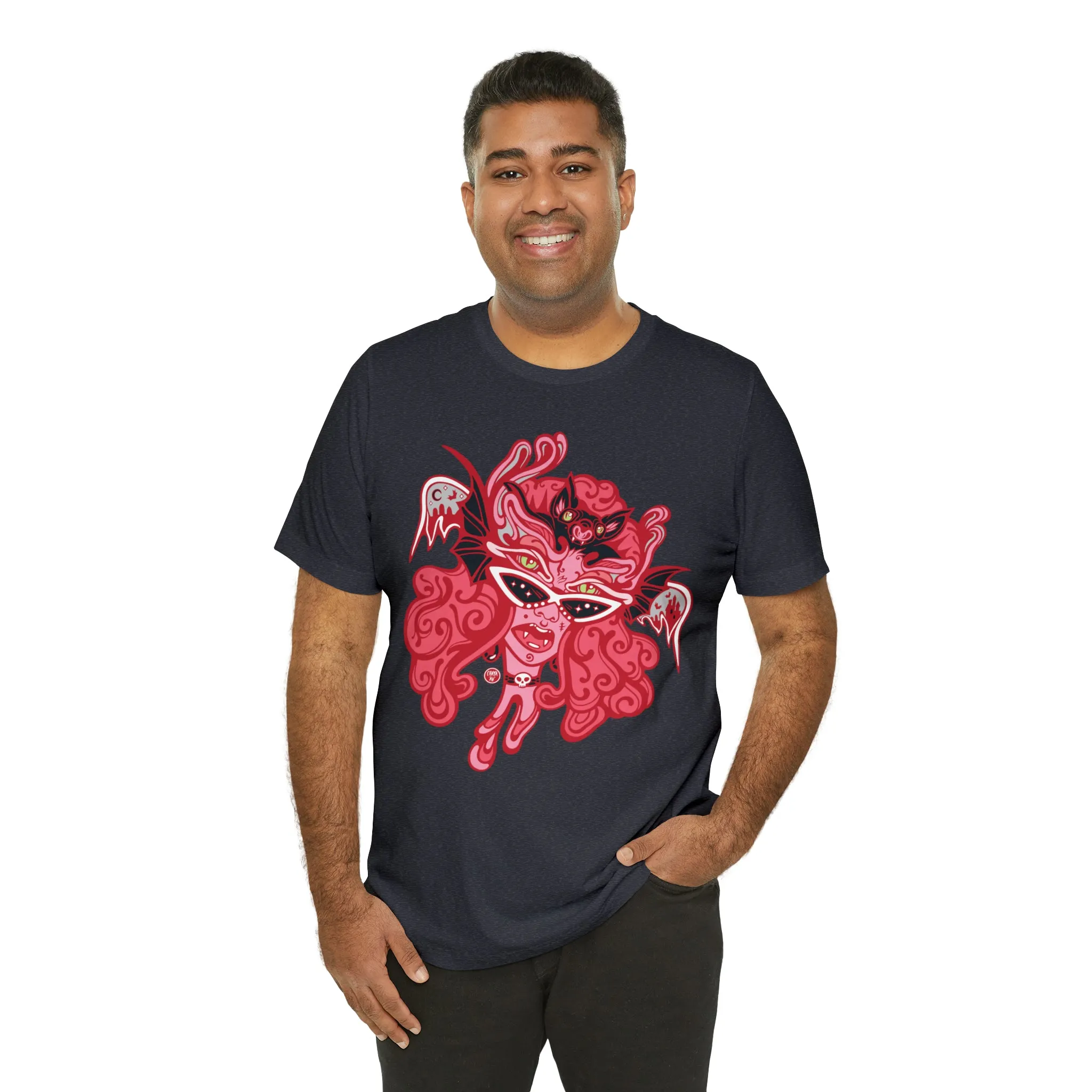 Blood Bae (RED) by Chaya Av Unisex Short Sleeve T-Shirt DTG (16 Colors Available)