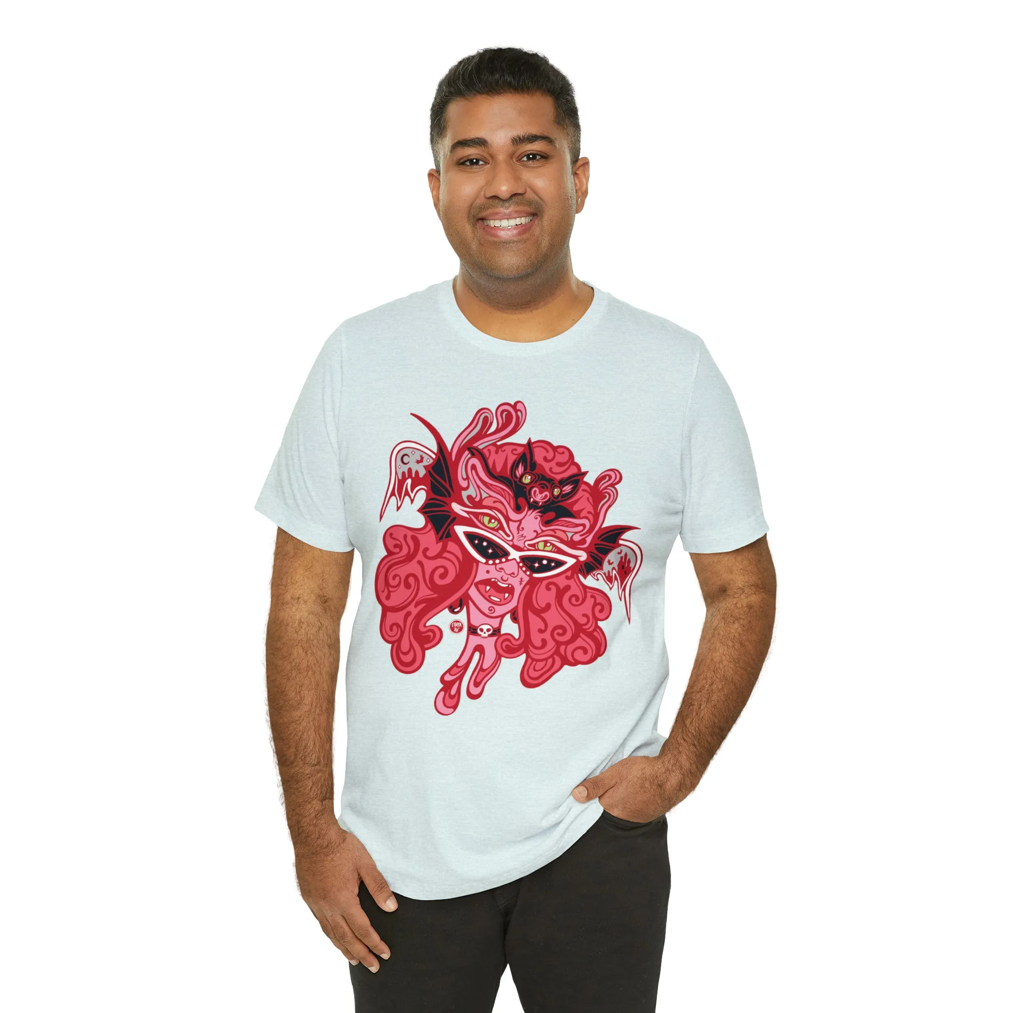 Blood Bae (RED) by Chaya Av Unisex Short Sleeve T-Shirt DTG (16 Colors Available)