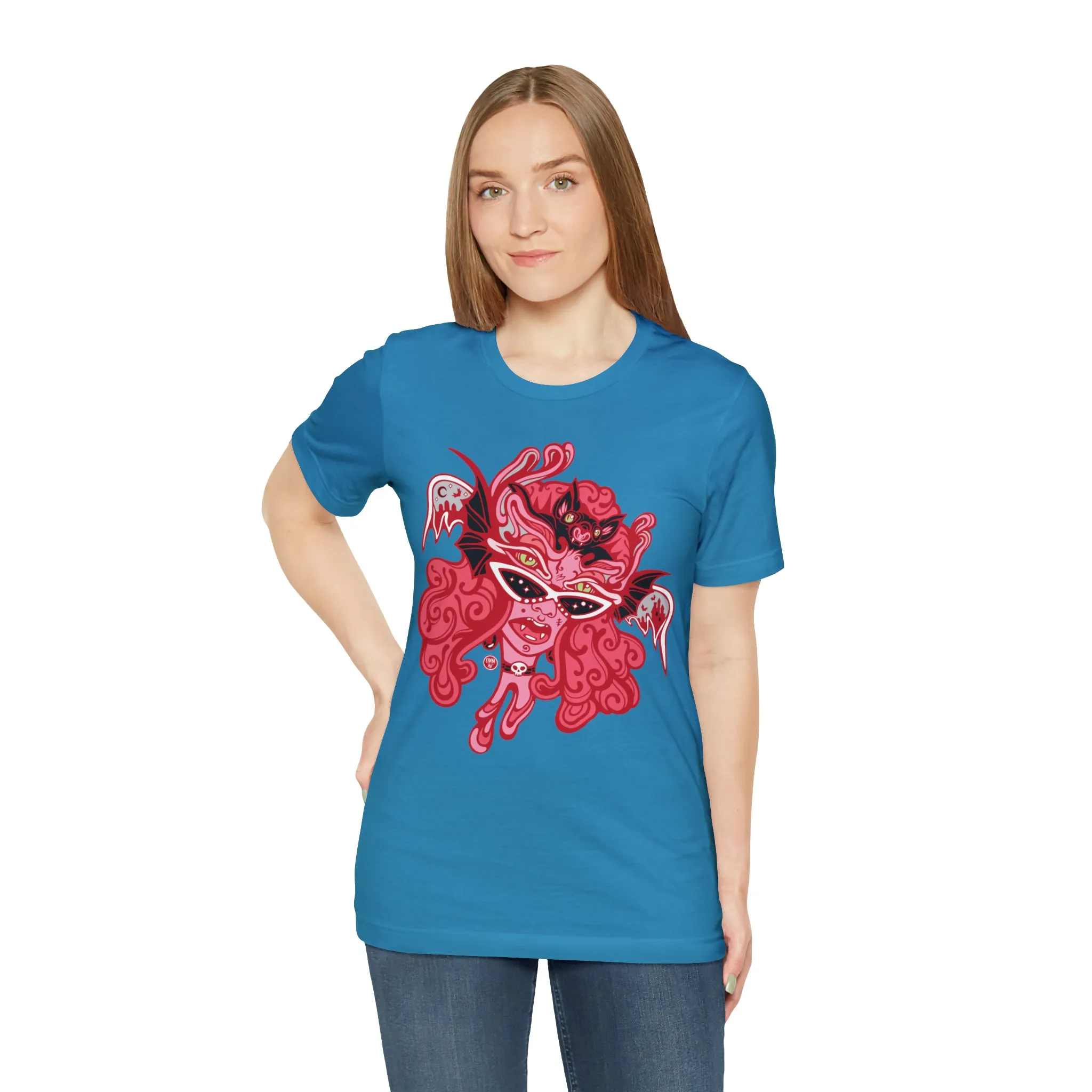 Blood Bae (RED) by Chaya Av Unisex Short Sleeve T-Shirt DTG (16 Colors Available)