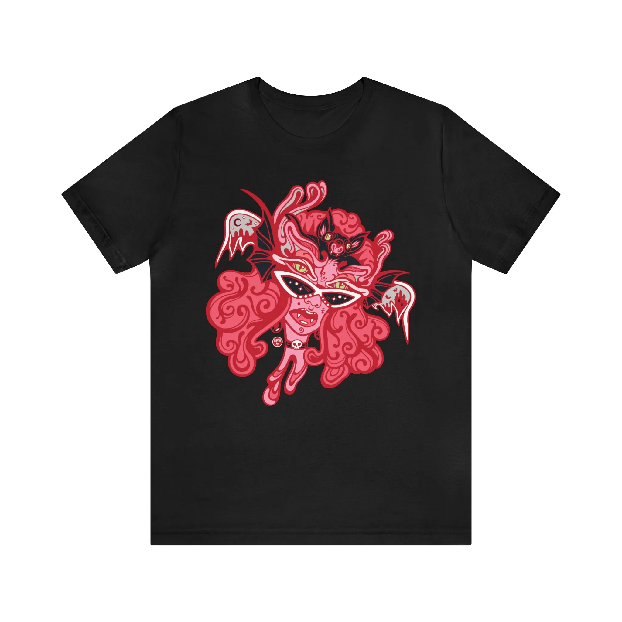 Blood Bae (RED) by Chaya Av Unisex Short Sleeve T-Shirt DTG (16 Colors Available)