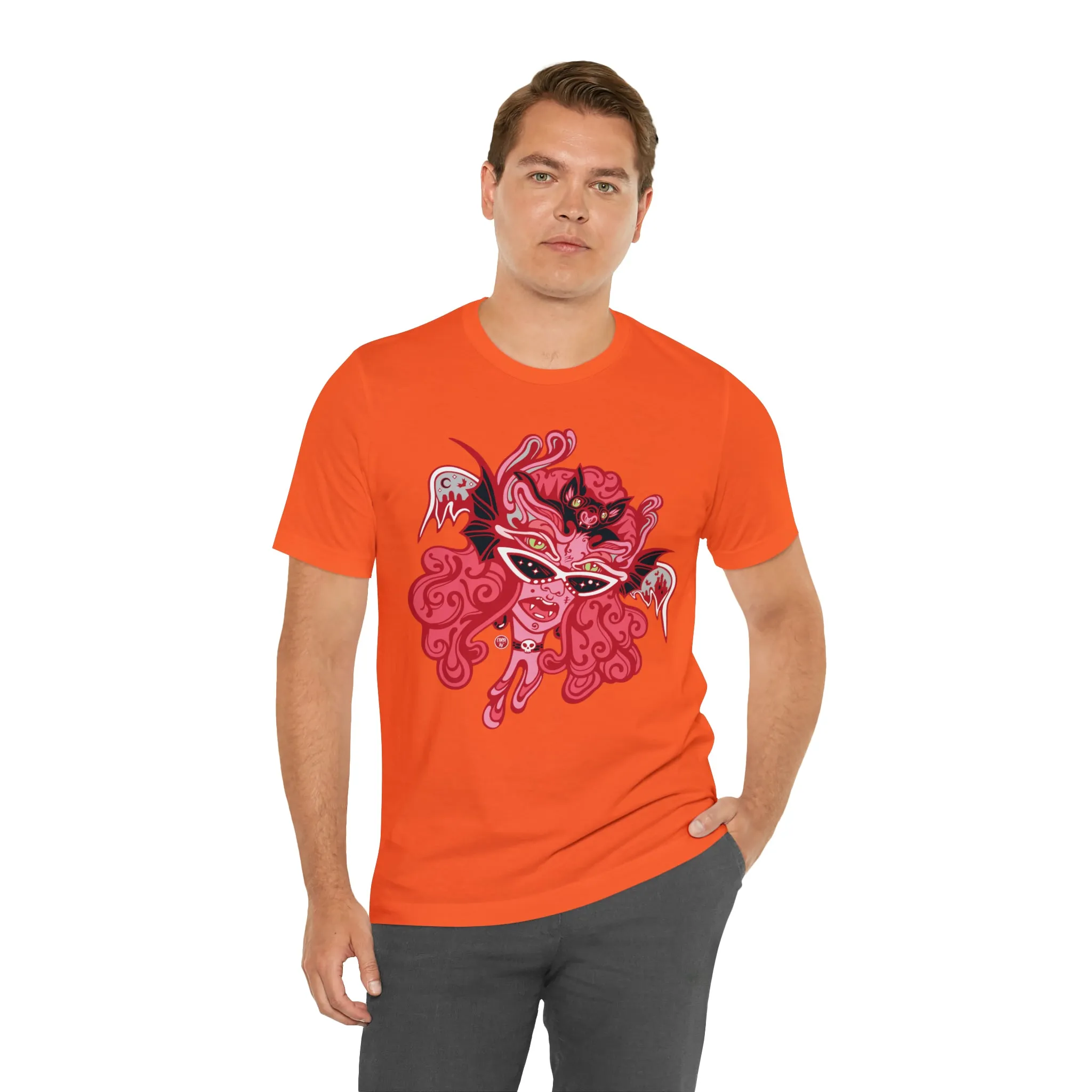 Blood Bae (RED) by Chaya Av Unisex Short Sleeve T-Shirt DTG (16 Colors Available)