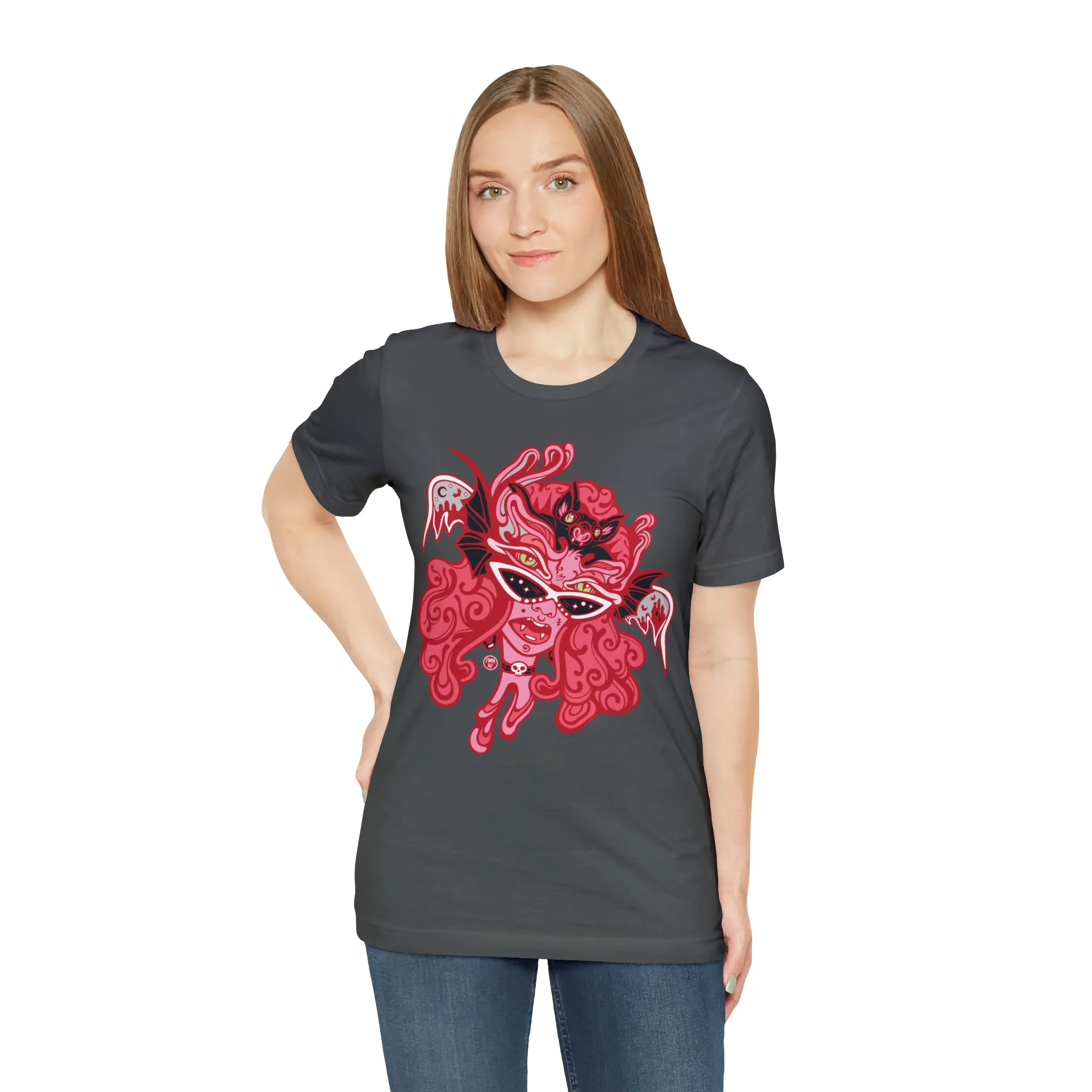 Blood Bae (RED) by Chaya Av Unisex Short Sleeve T-Shirt DTG (16 Colors Available)