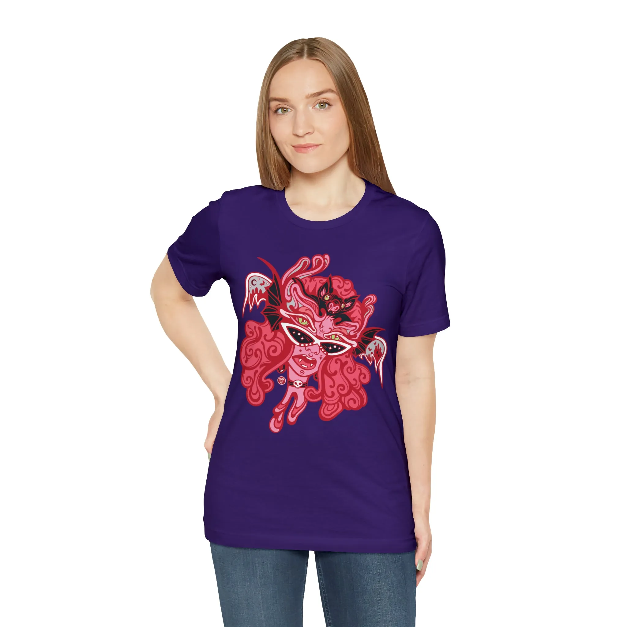 Blood Bae (RED) by Chaya Av Unisex Short Sleeve T-Shirt DTG (16 Colors Available)