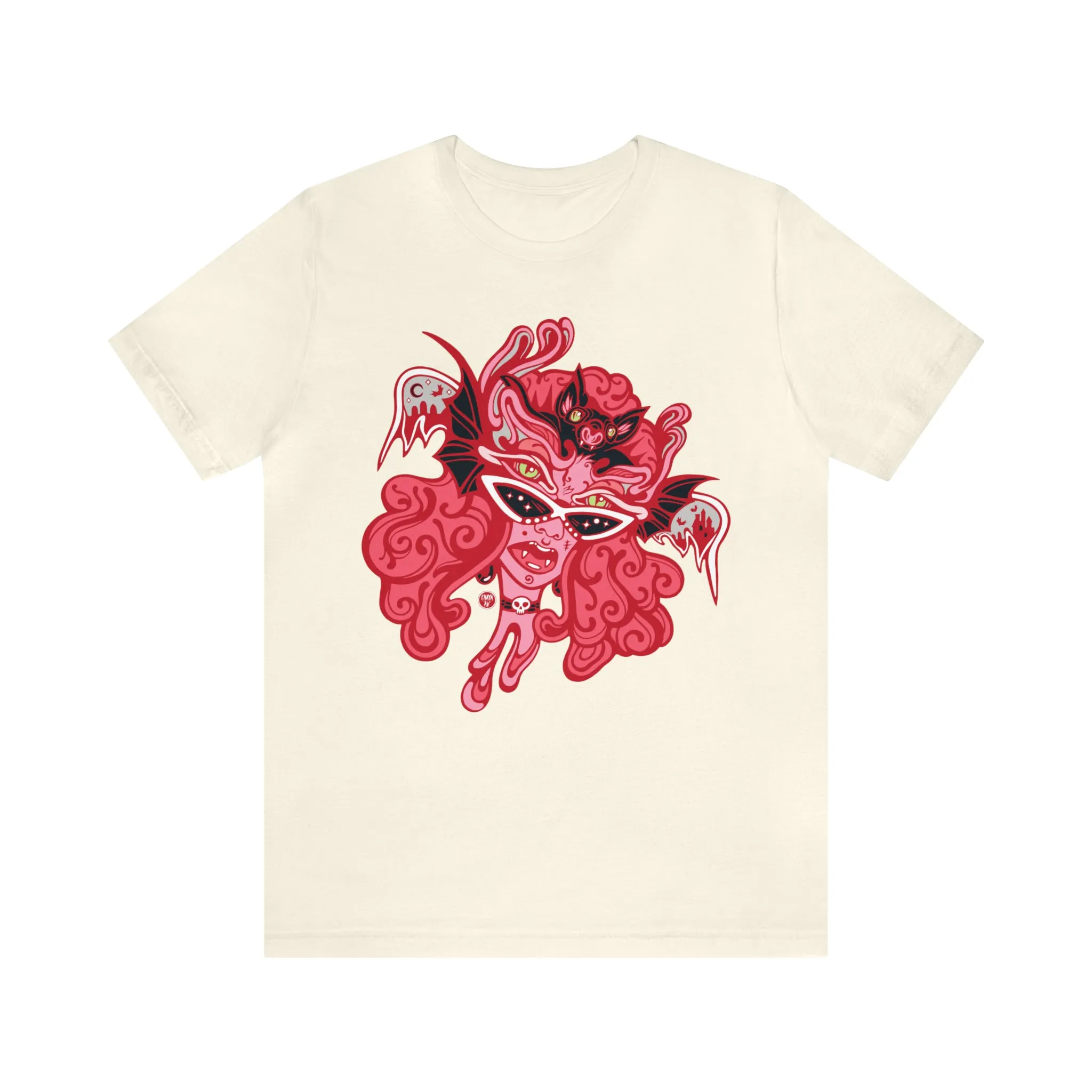 Blood Bae (RED) by Chaya Av Unisex Short Sleeve T-Shirt DTG (16 Colors Available)