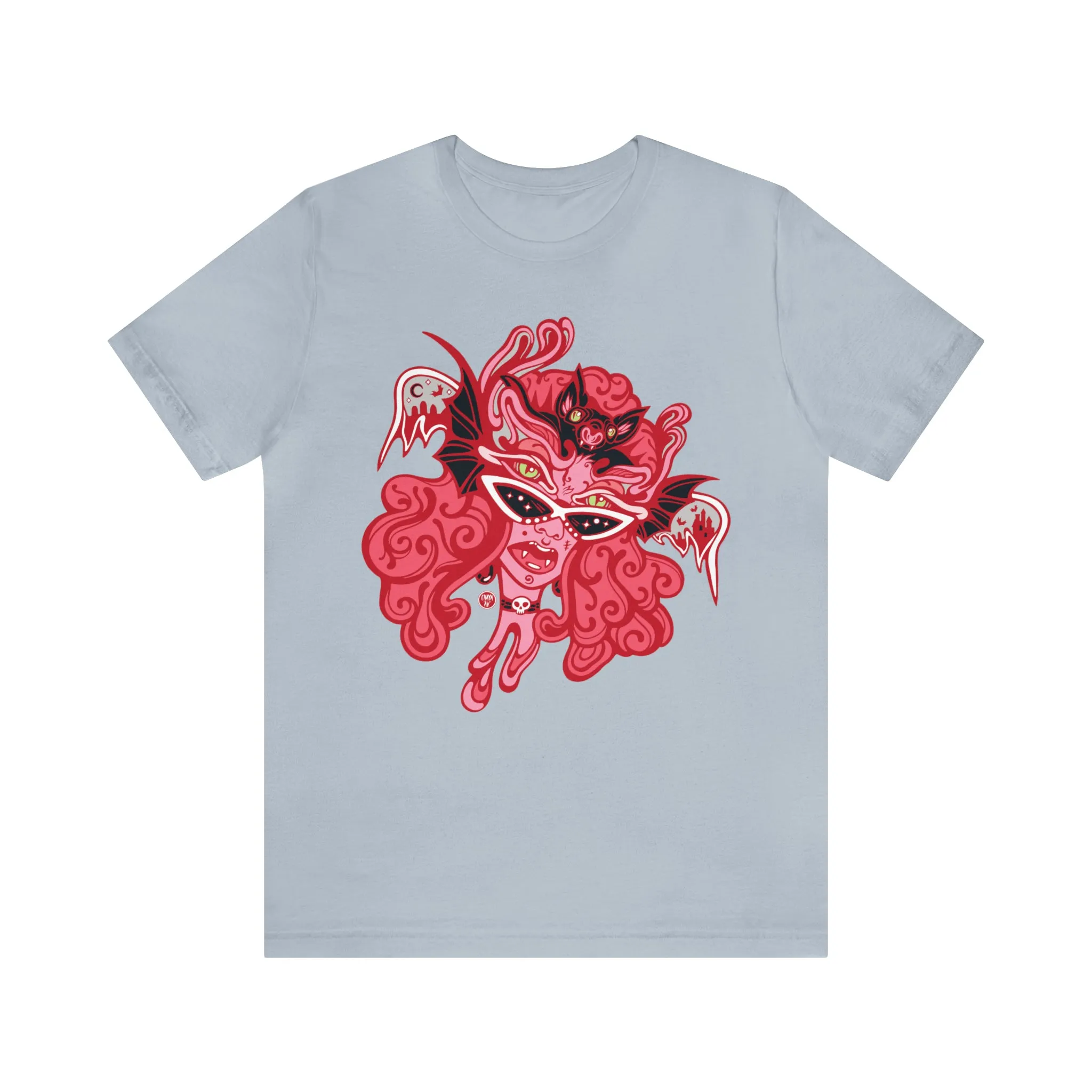 Blood Bae (RED) by Chaya Av Unisex Short Sleeve T-Shirt DTG (16 Colors Available)