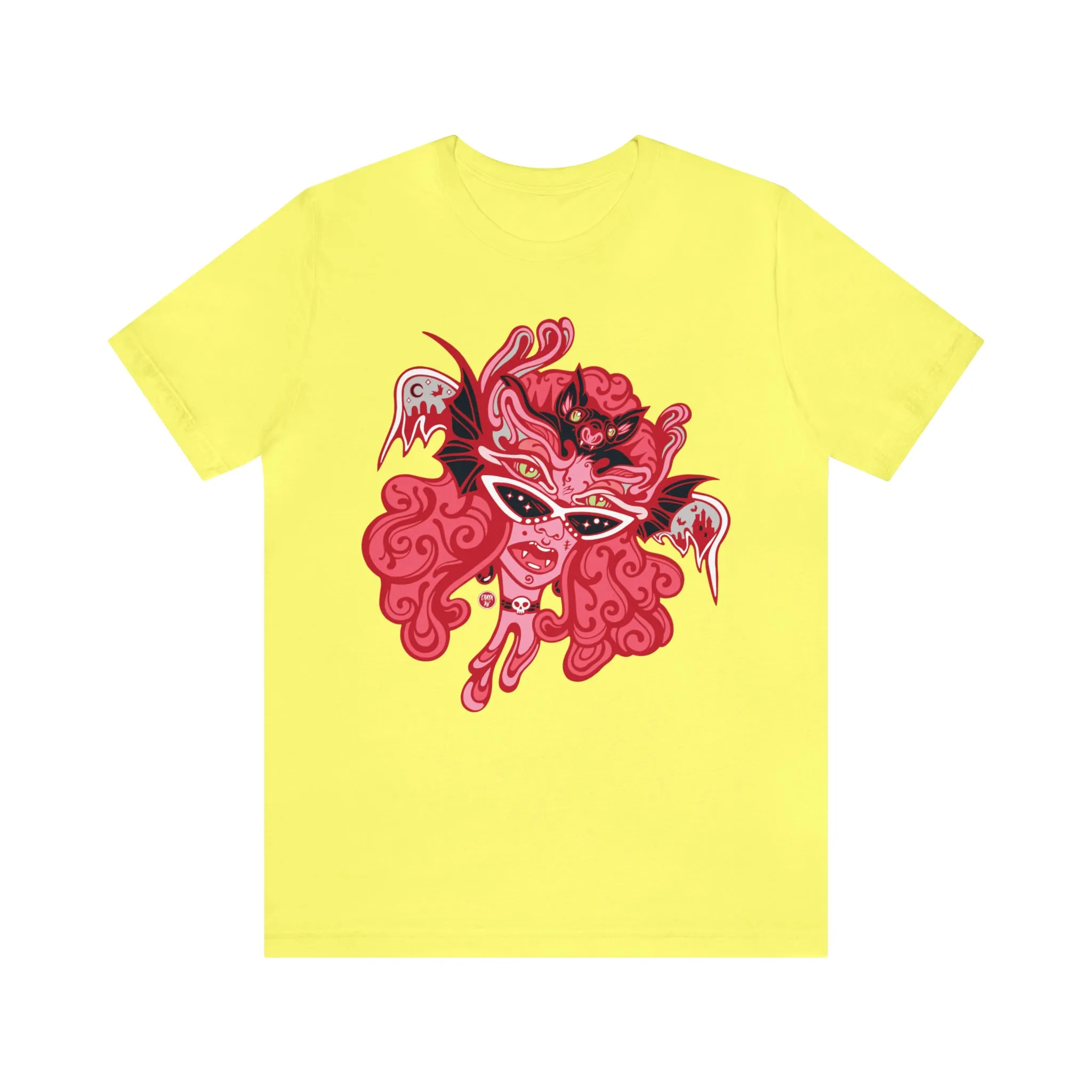 Blood Bae (RED) by Chaya Av Unisex Short Sleeve T-Shirt DTG (16 Colors Available)