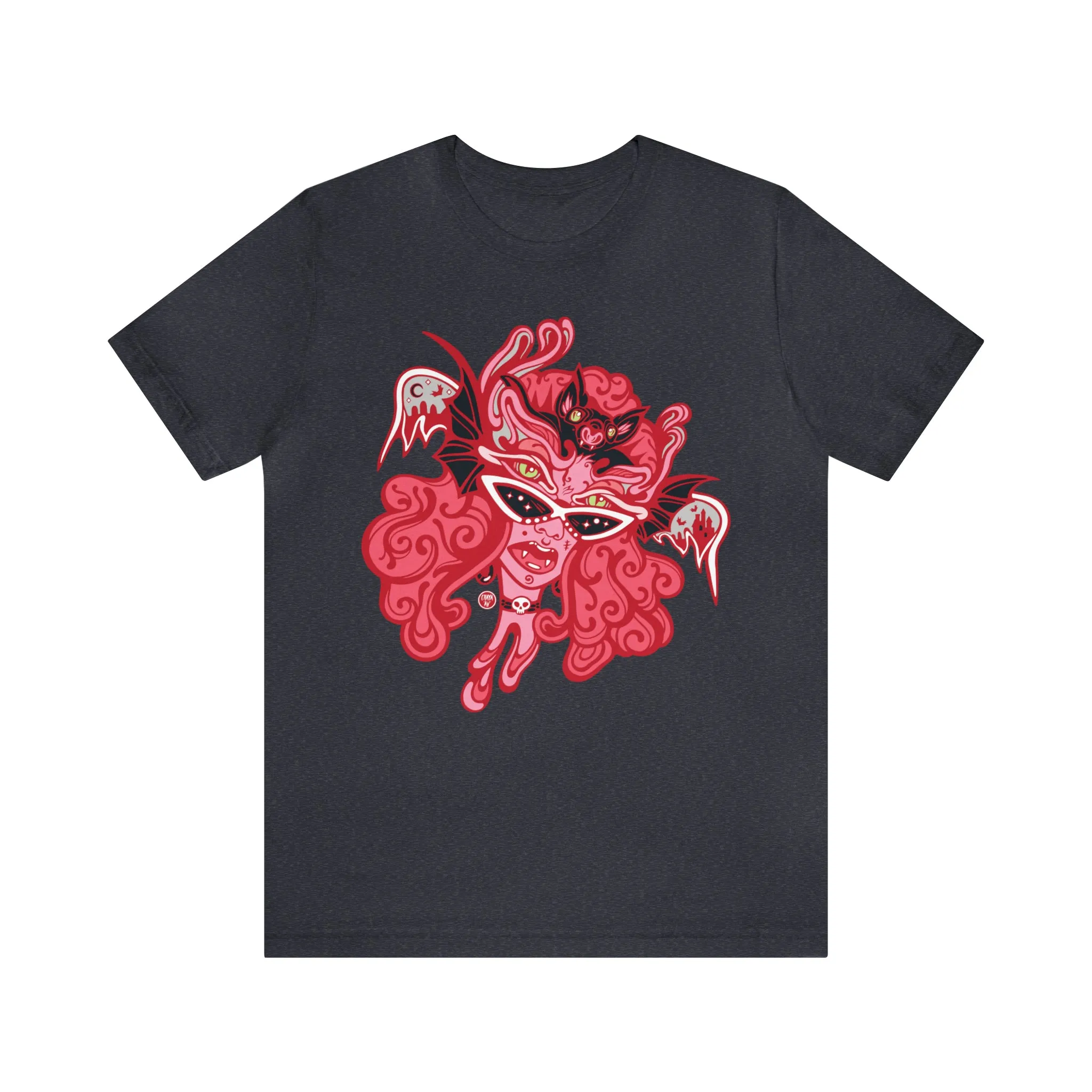 Blood Bae (RED) by Chaya Av Unisex Short Sleeve T-Shirt DTG (16 Colors Available)