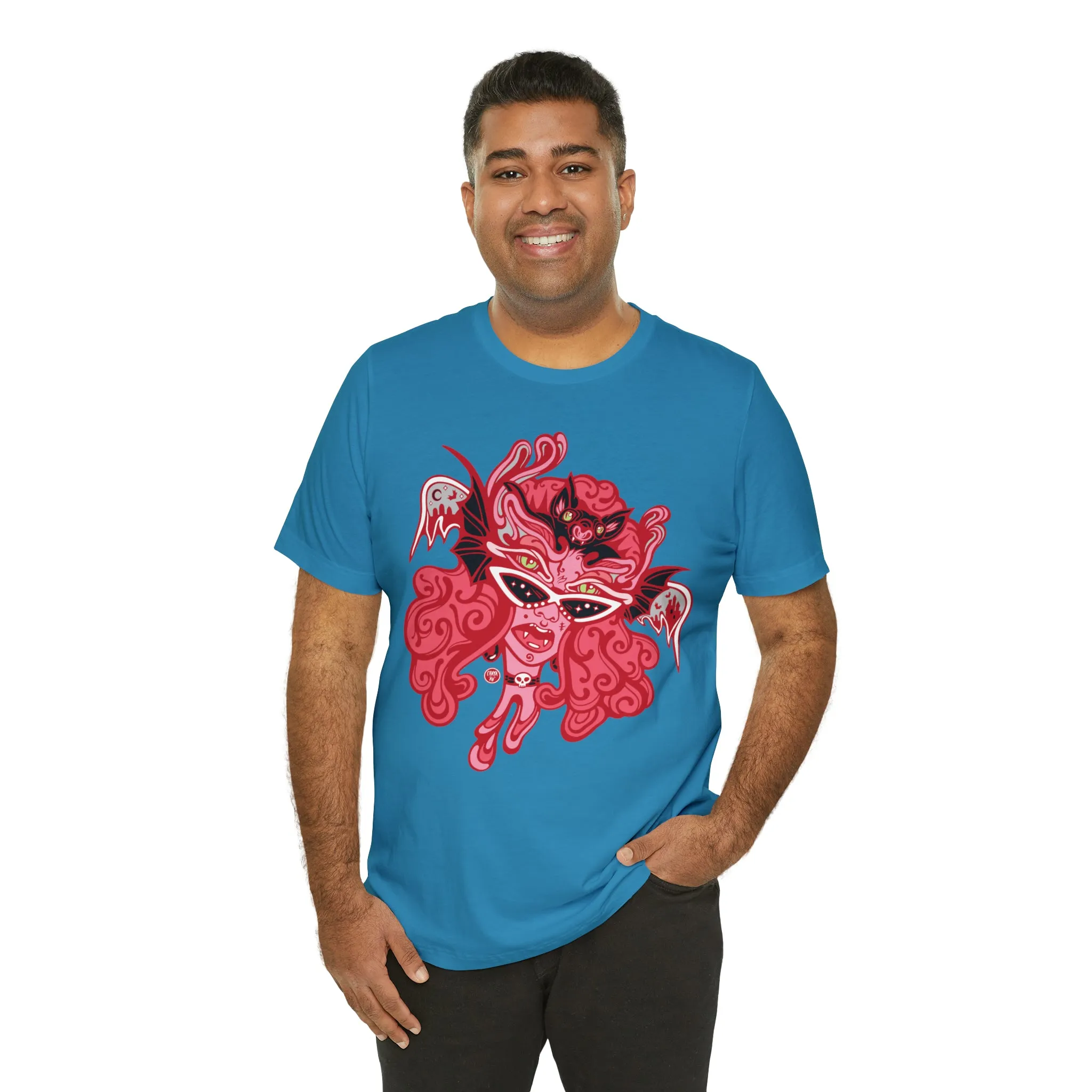 Blood Bae (RED) by Chaya Av Unisex Short Sleeve T-Shirt DTG (16 Colors Available)
