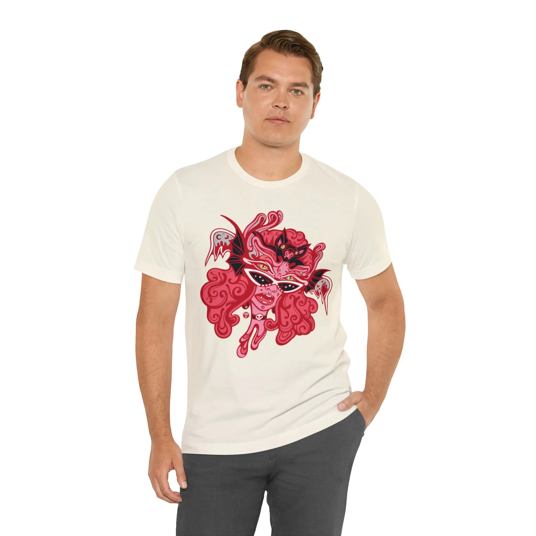Blood Bae (RED) by Chaya Av Unisex Short Sleeve T-Shirt DTG (16 Colors Available)