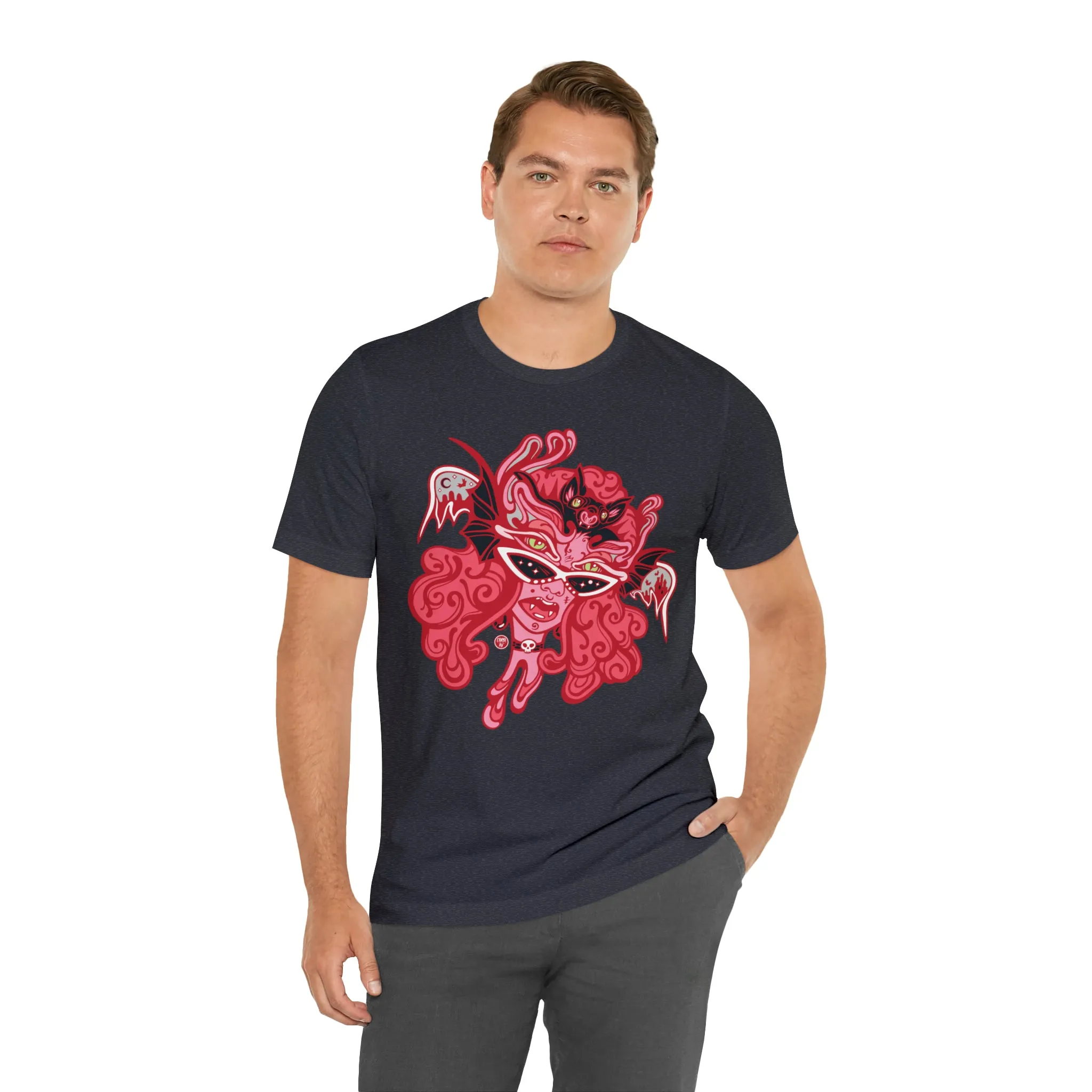 Blood Bae (RED) by Chaya Av Unisex Short Sleeve T-Shirt DTG (16 Colors Available)