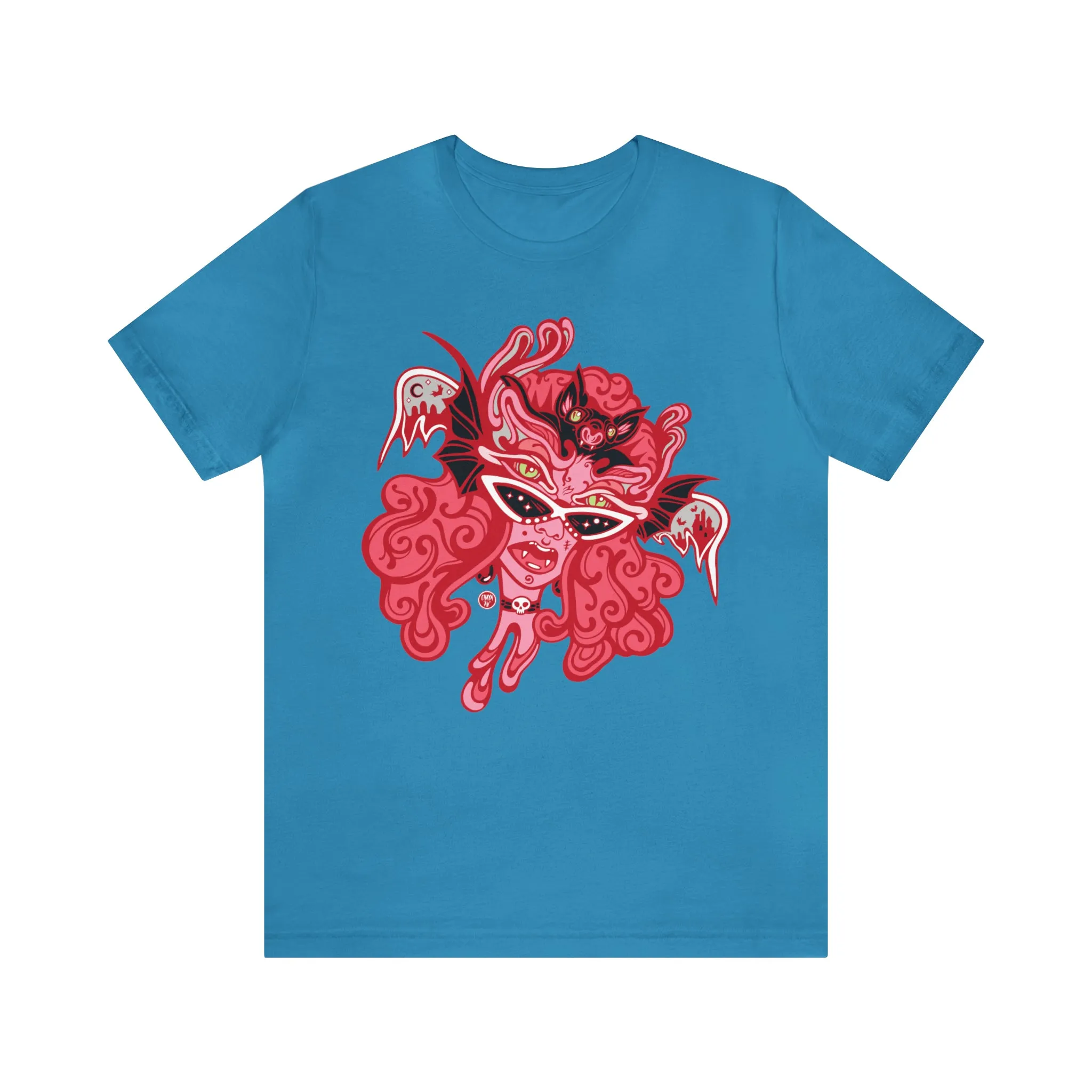 Blood Bae (RED) by Chaya Av Unisex Short Sleeve T-Shirt DTG (16 Colors Available)