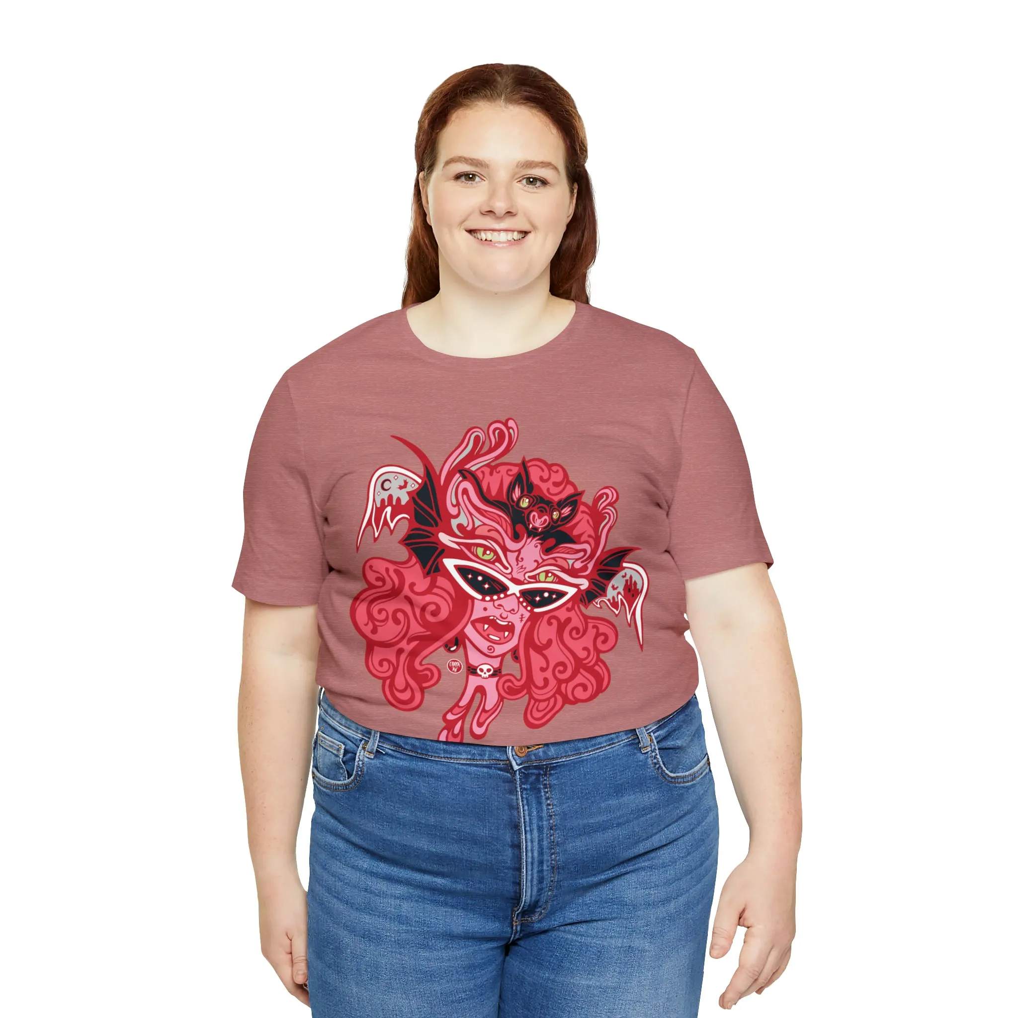 Blood Bae (RED) by Chaya Av Unisex Short Sleeve T-Shirt DTG (16 Colors Available)