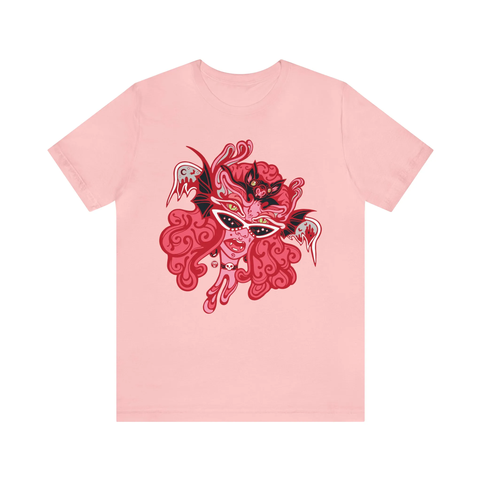 Blood Bae (RED) by Chaya Av Unisex Short Sleeve T-Shirt DTG (16 Colors Available)